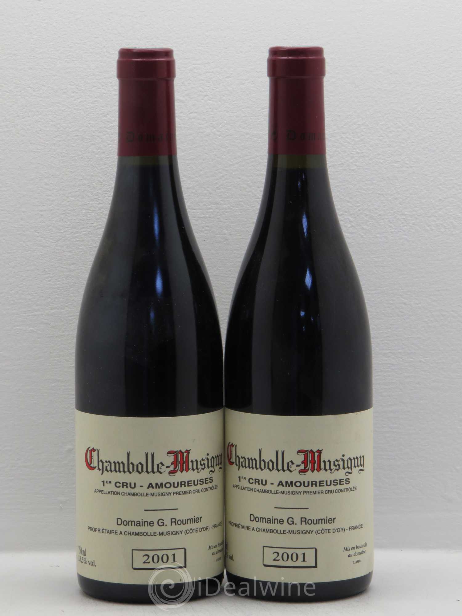 Chambolle-Musigny 1er Cru Les Amoureuses Georges Roumier (Domaine) 2001 - Lot de 2 bouteilles - 0