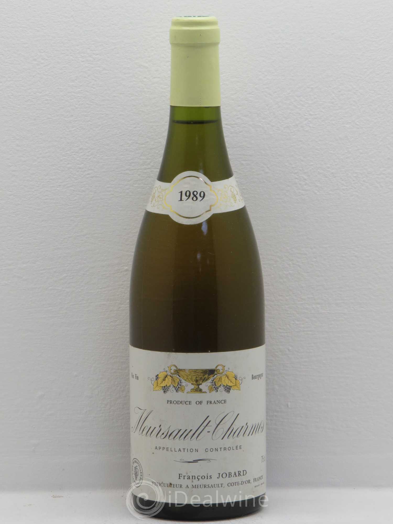 Meursault Charmes - François Jobard 1989 - Posten von 1 Flasche - 0