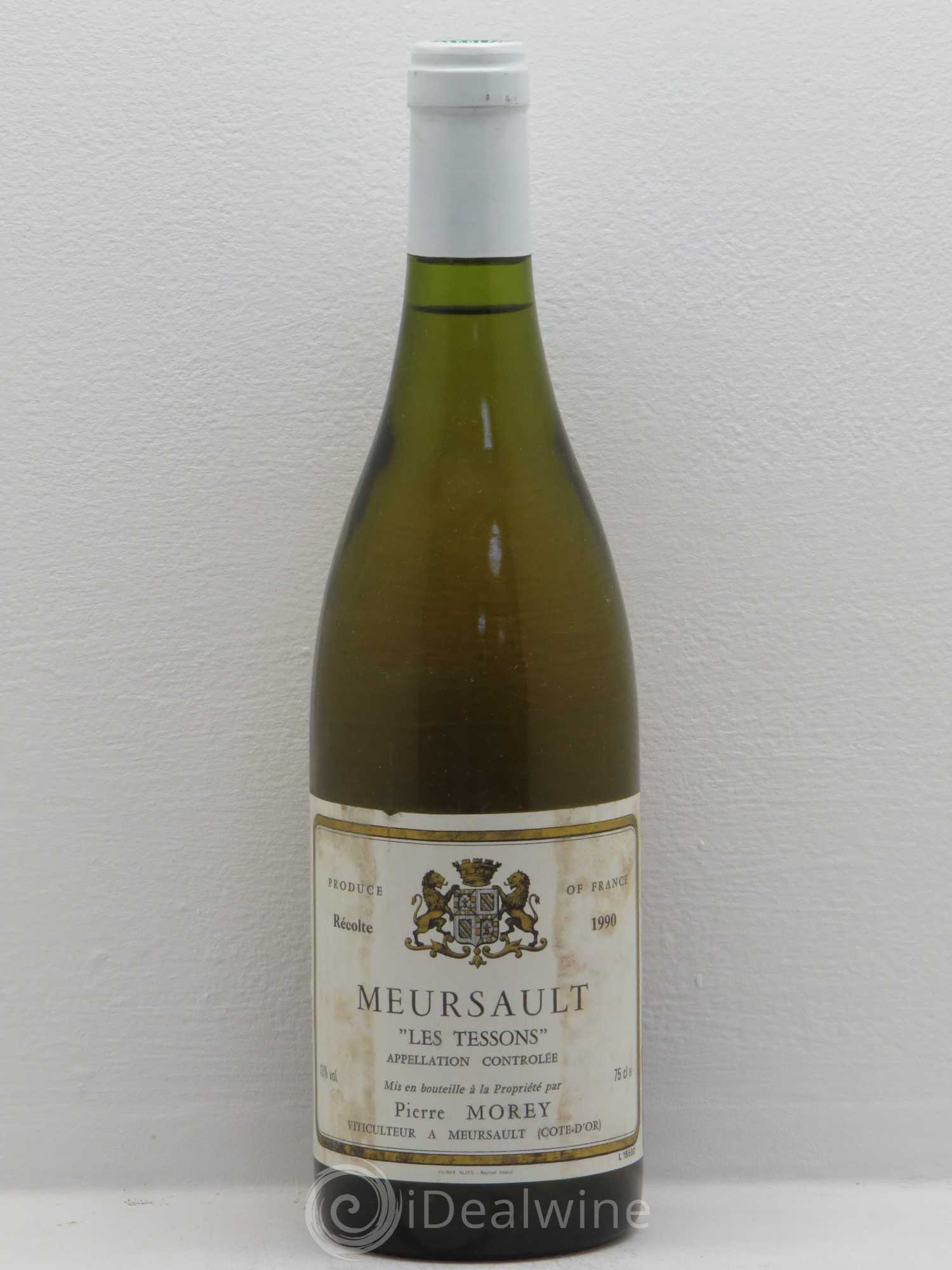 Meursault Les Tessons Pierre Morey (Domaine) 1990 - Lot de 1 bouteille - 0