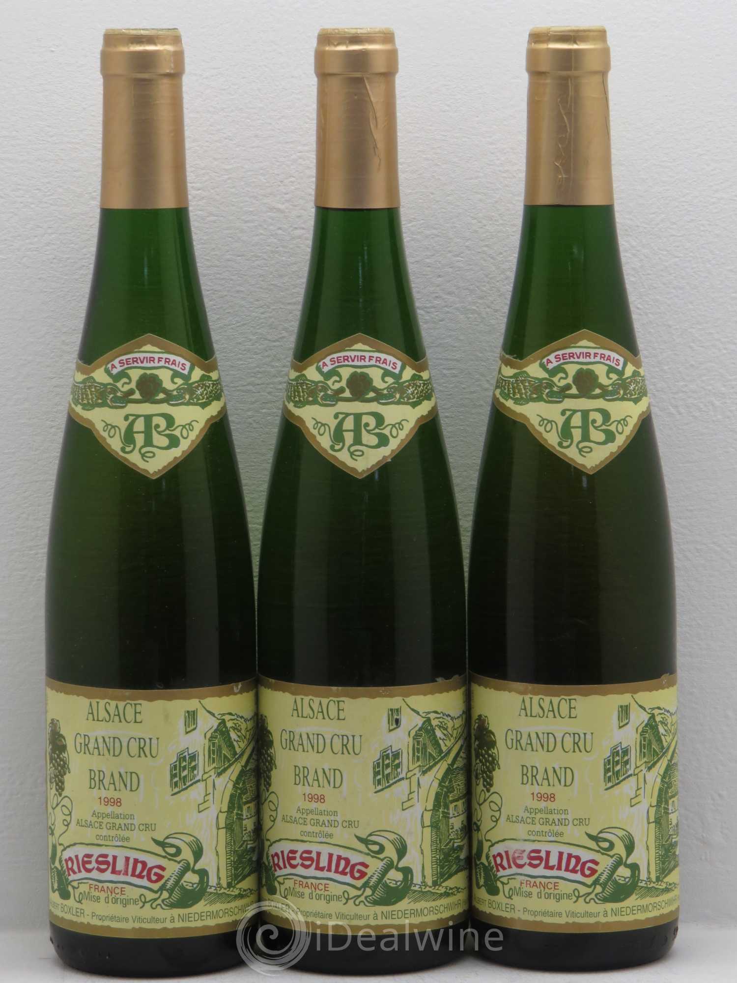 Riesling Grand Cru Brand Boxler 1998 - Posten von 3 Flaschen - 0