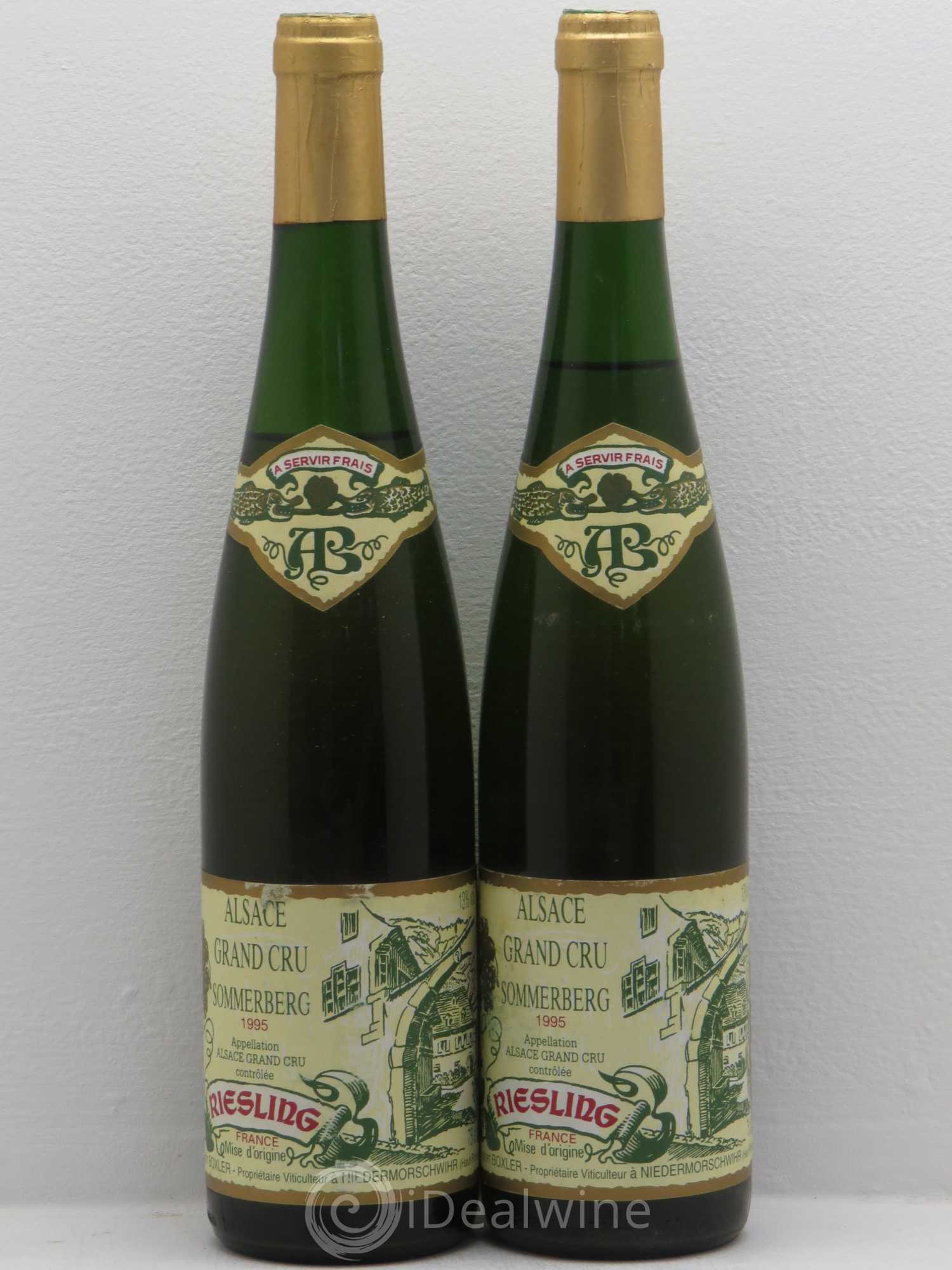 Riesling Grand Cru Boxler 1995 - Posten von 2 Flaschen - 0