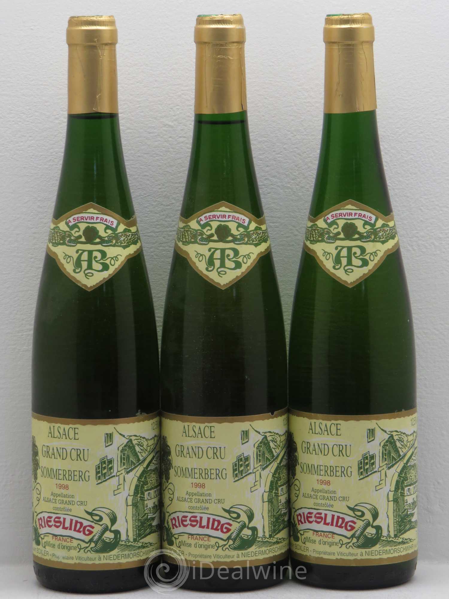 Riesling Grand Cru Sommerberg Boxler 1998 - Posten von 3 Flaschen - 0