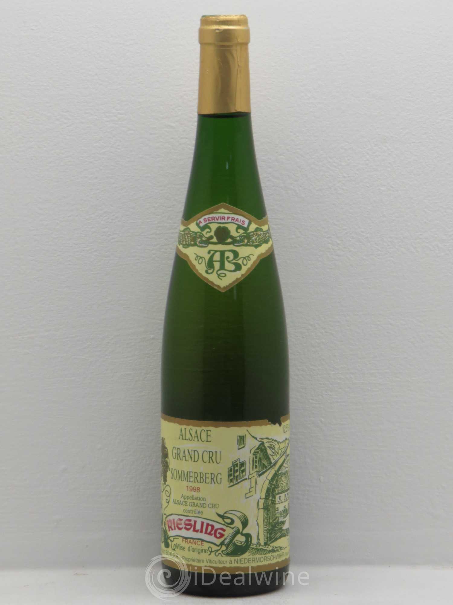 Riesling Grand Cru Sommerberg Boxler 1998 - Posten von 1 Flasche - 0