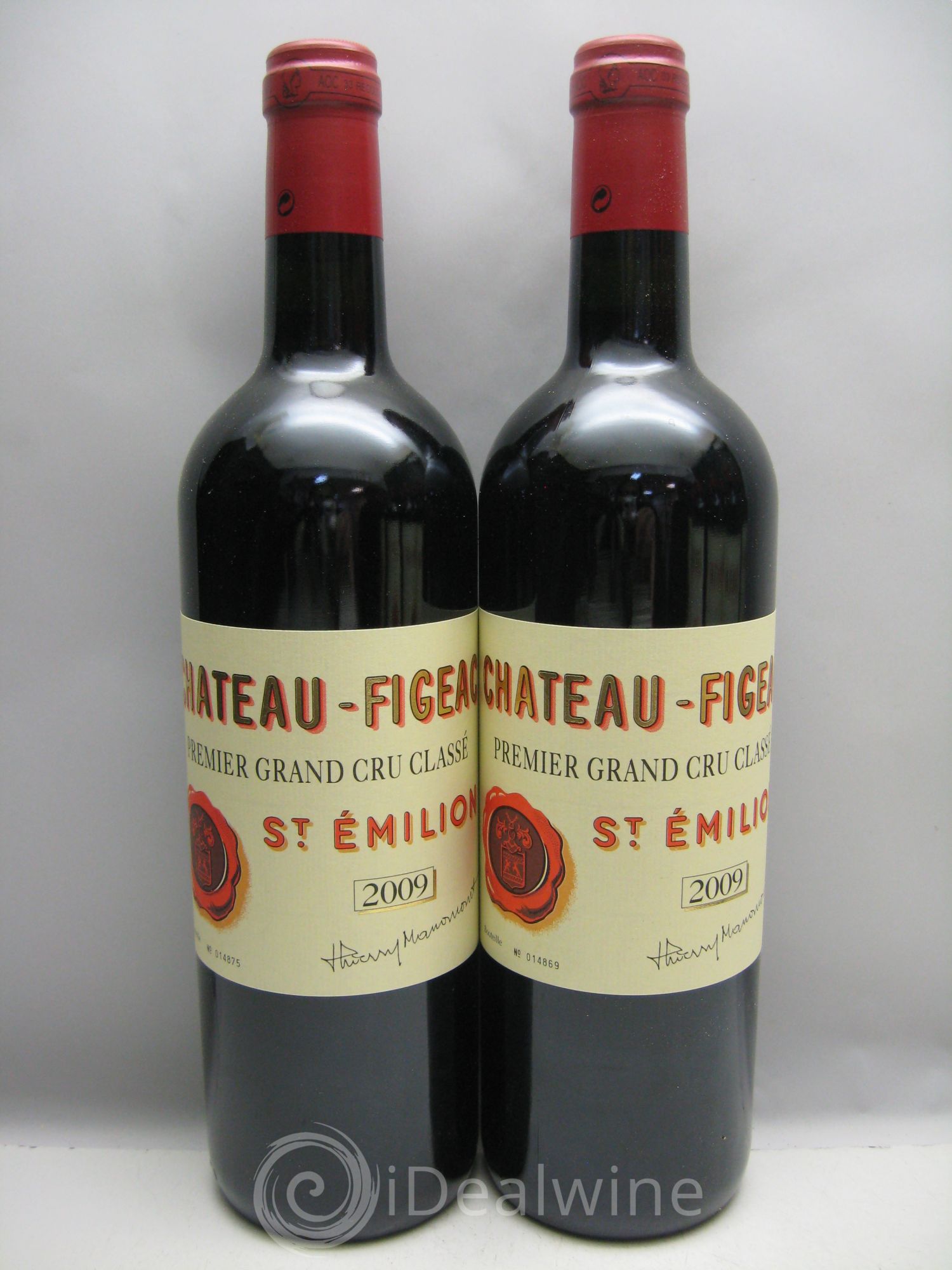 Château Figeac 1er Grand Cru Classé A 2009 - Lot de 12 bouteilles - 1