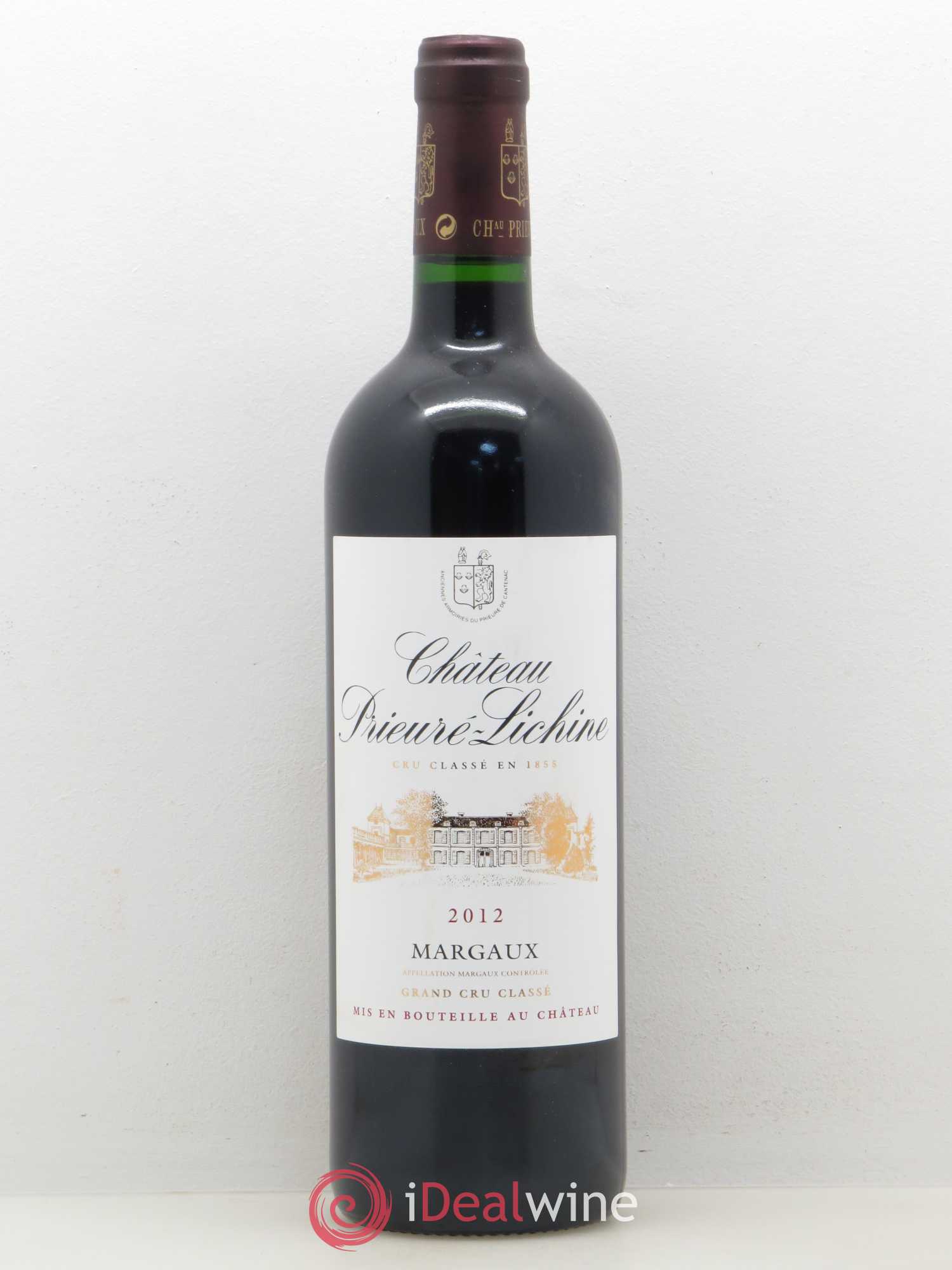 Château Prieuré Lichine 4ème Grand Cru Classé 2012 - Lot de 1 bouteille - 0