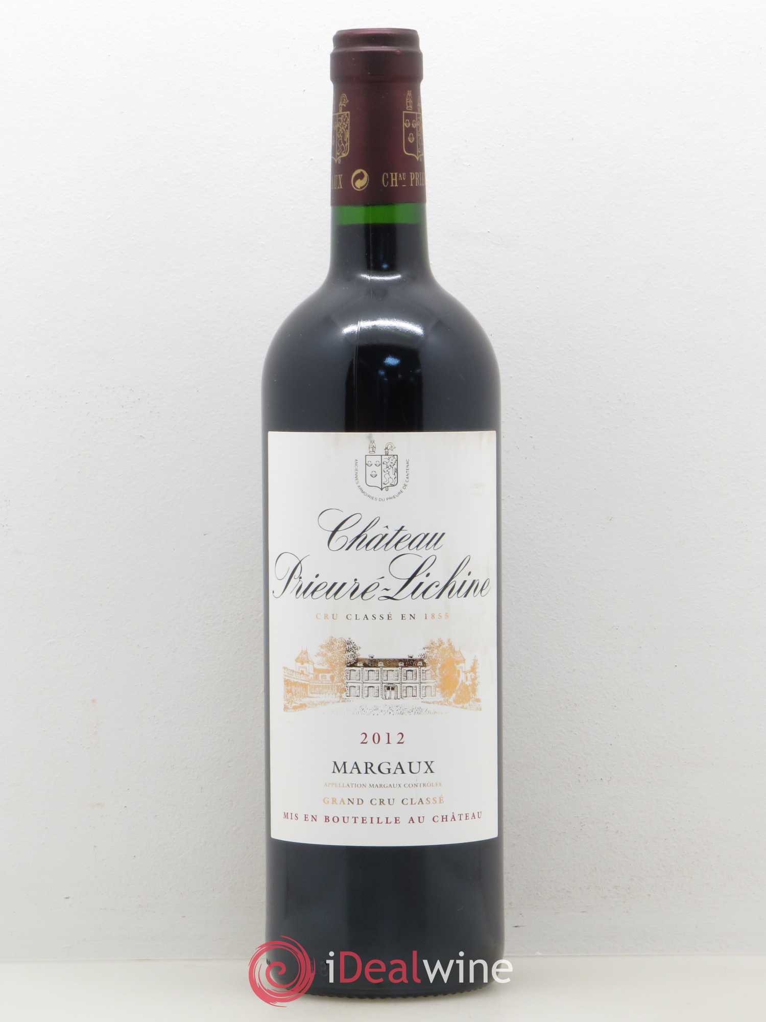 Château Prieuré Lichine 4ème Grand Cru Classé 2012 - Lot de 1 bouteille - 0