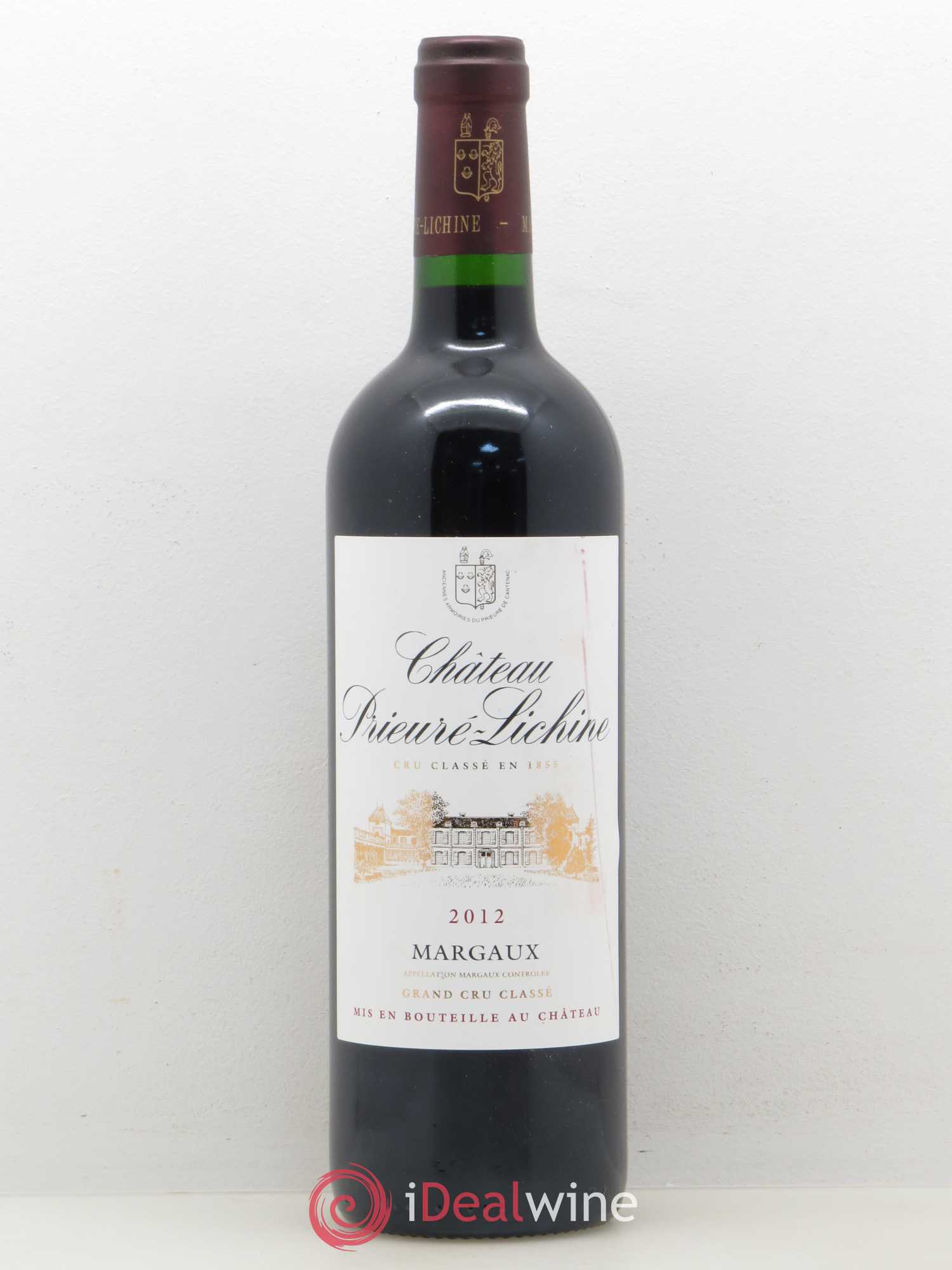 Château Prieuré Lichine 4ème Grand Cru Classé 2012 - Lot de 1 bouteille - 0