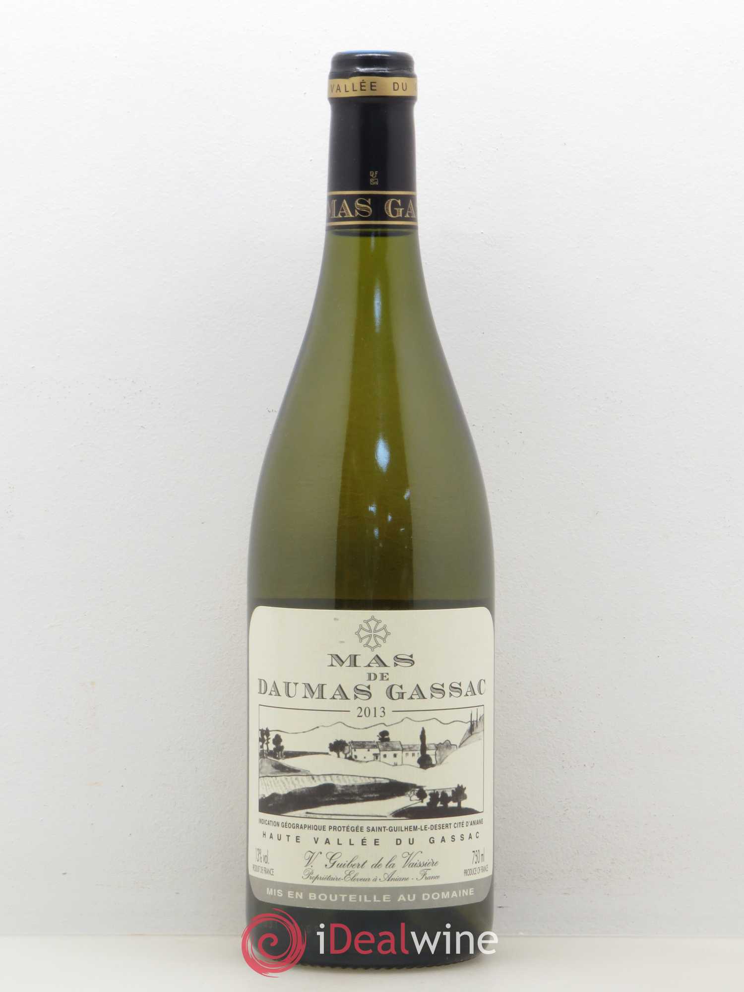 Saint-Guilhem-le-Désert - Cité d'Aniane Mas Daumas Gassac Famille Guibert de La Vaissière 2013 - Lot de 1 bouteille - 0