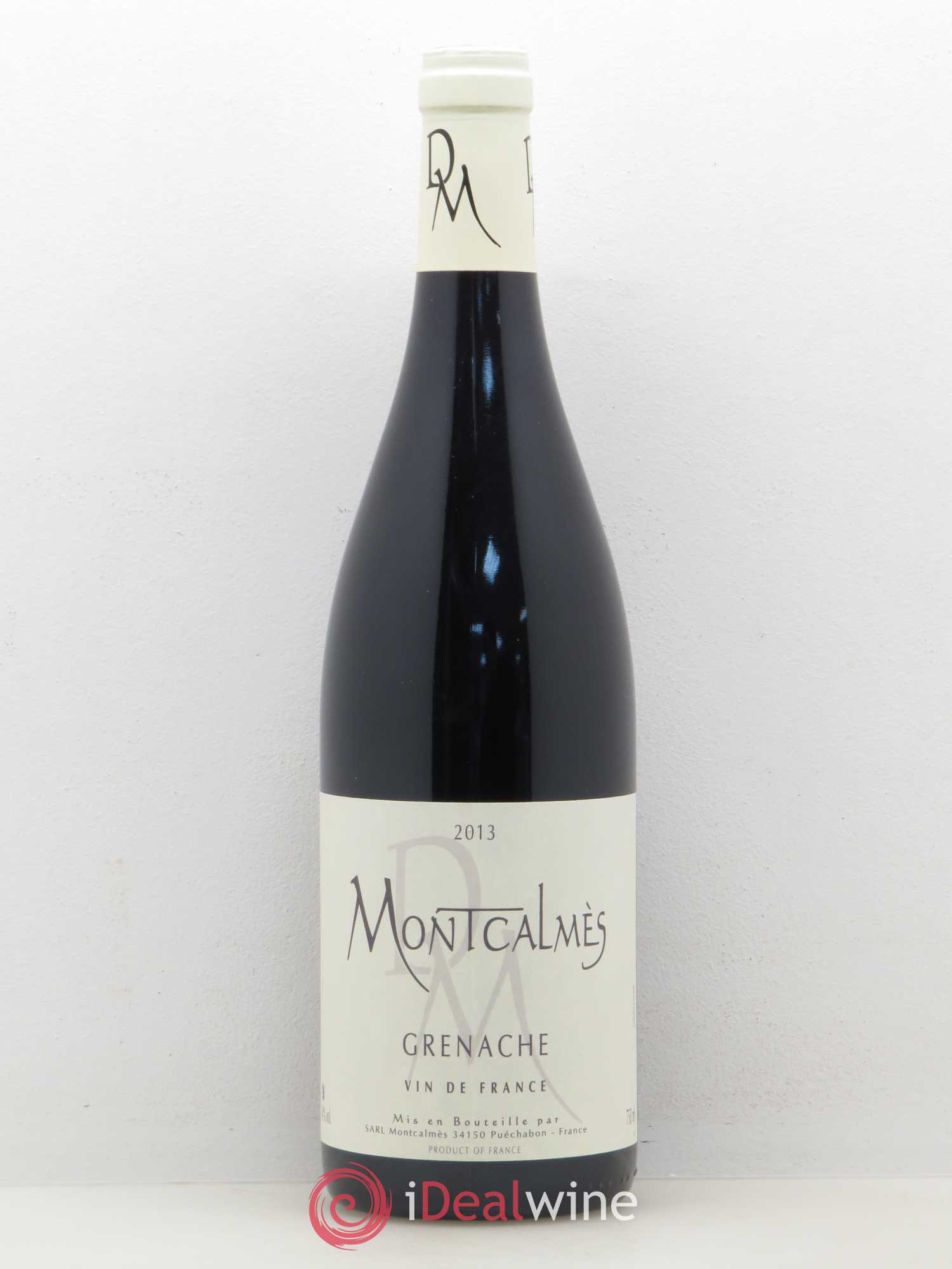 Vin de France Domaine de Montcalmès Grenache Frédéric Pourtalié 2013 - Lot de 1 bouteille - 0