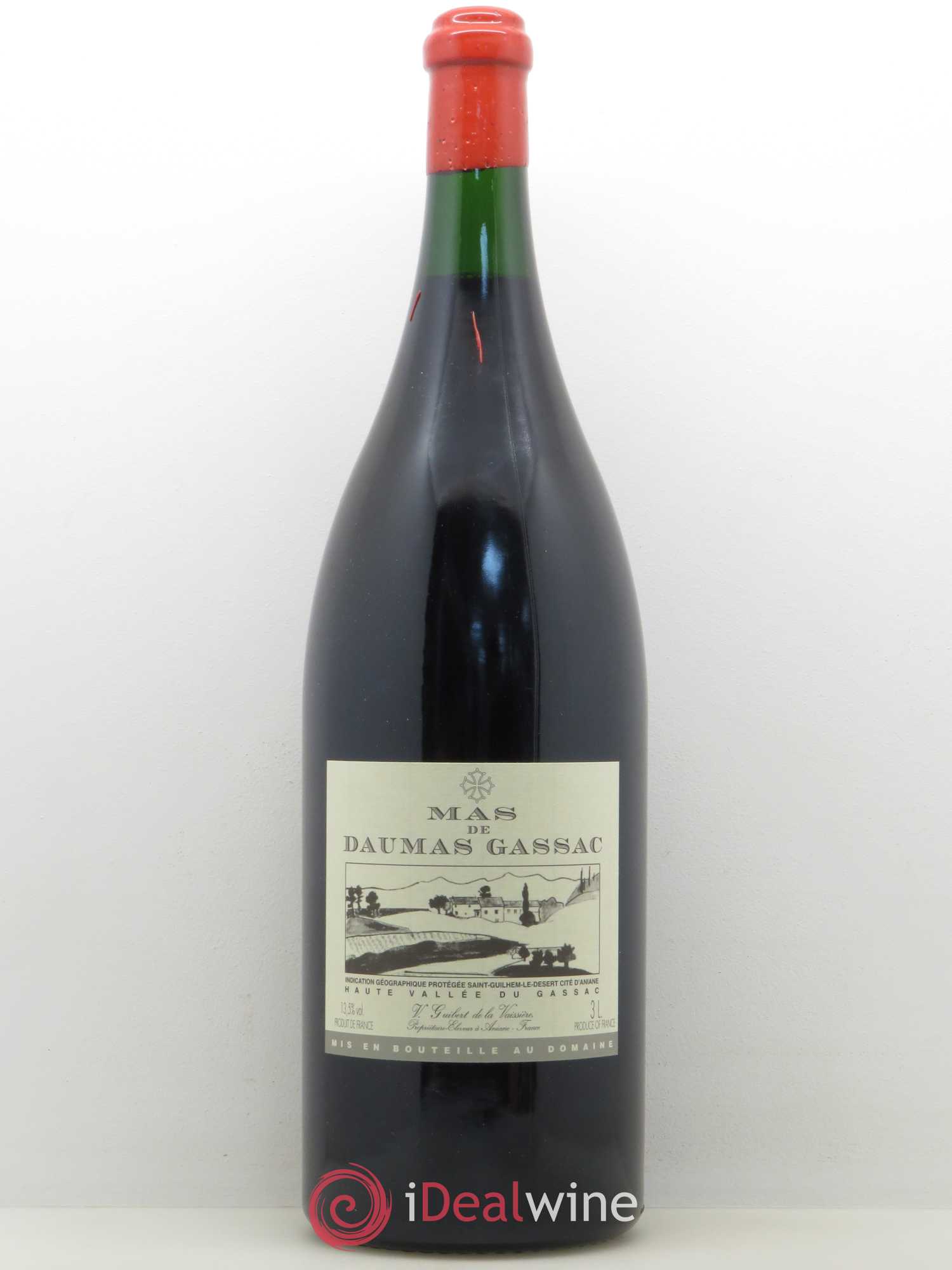 Saint-Guilhem-le-Désert - Cité d'Aniane Mas Daumas Gassac Famille Guibert de La Vaissière 2015 - Lot de 1 double magnum - 0