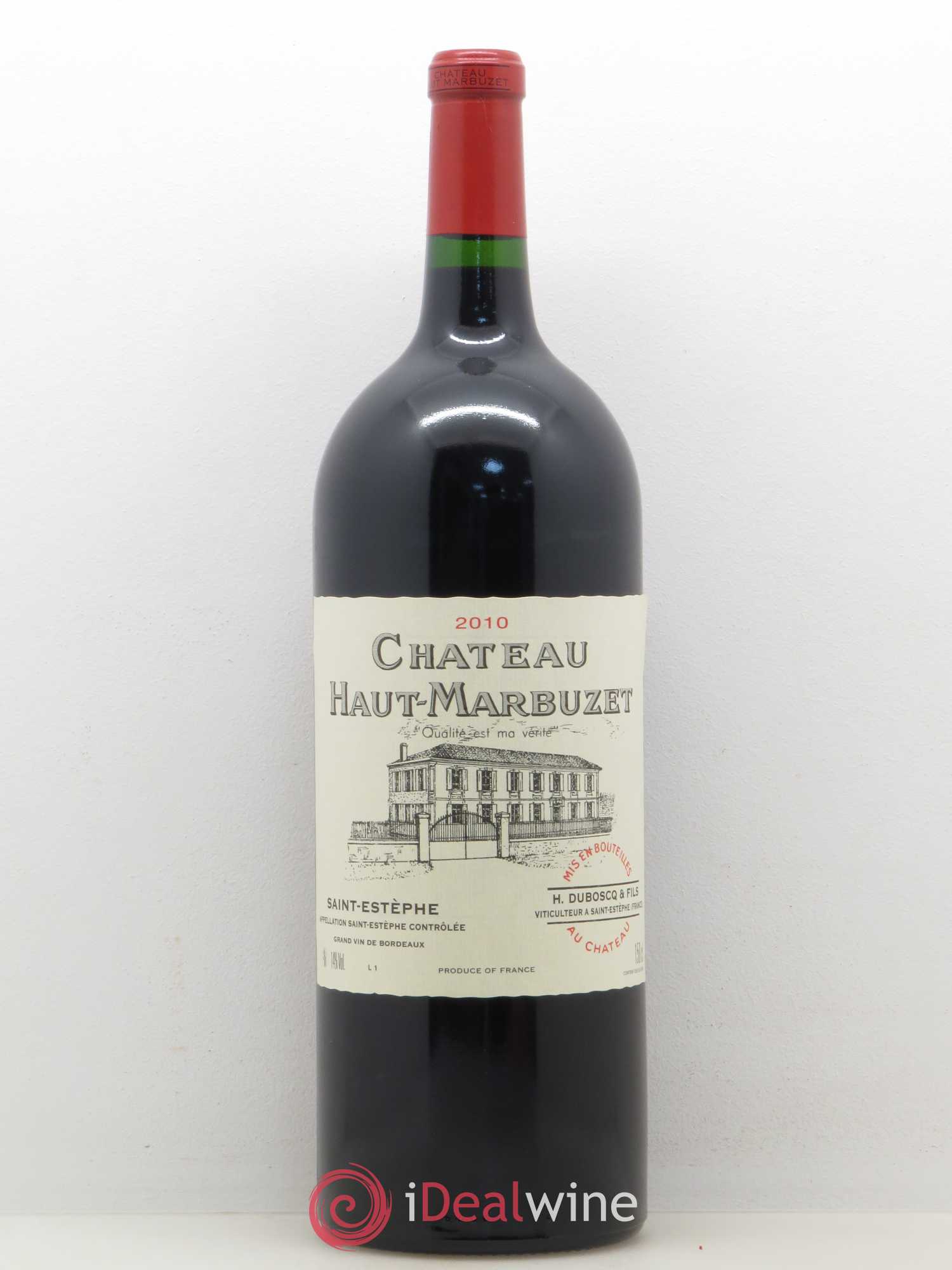 Château Haut Marbuzet 2010 - Lot de 1 magnum - 0
