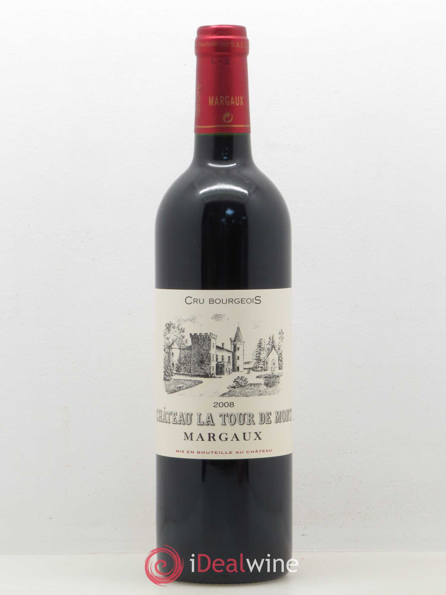 Château la Tour de Mons Cru Bourgeois 2008 - Lot de 1 bouteille - 0
