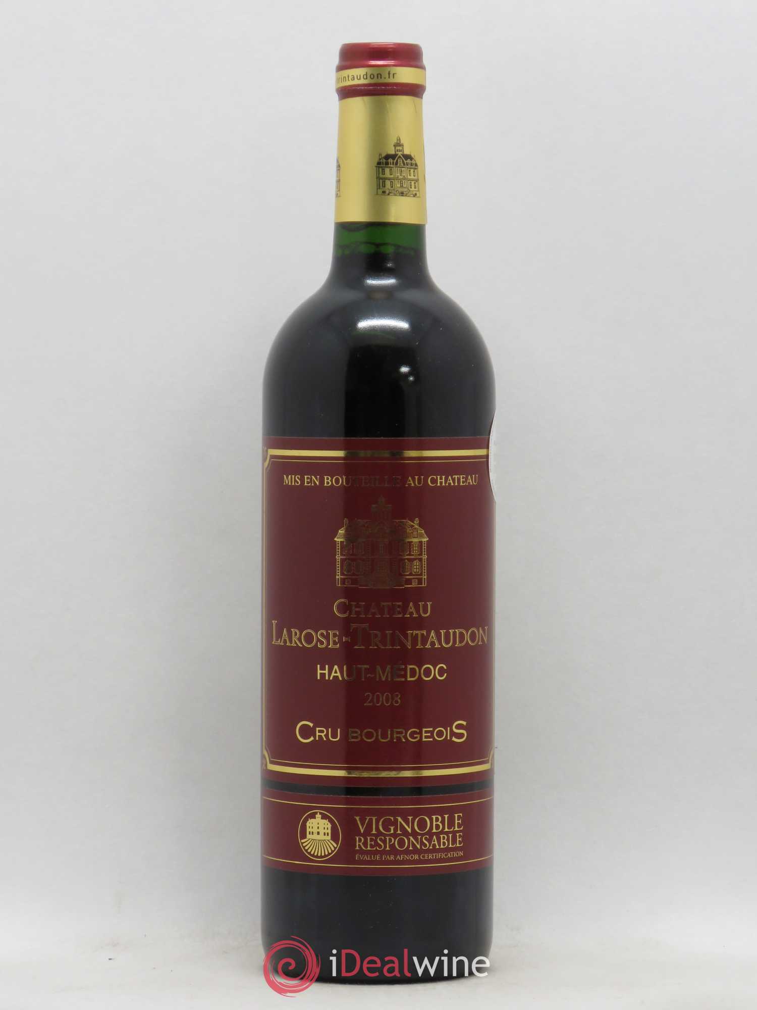 Château Larose Trintaudon Cru Bourgeois 2008 - Lot de 1 bouteille - 0