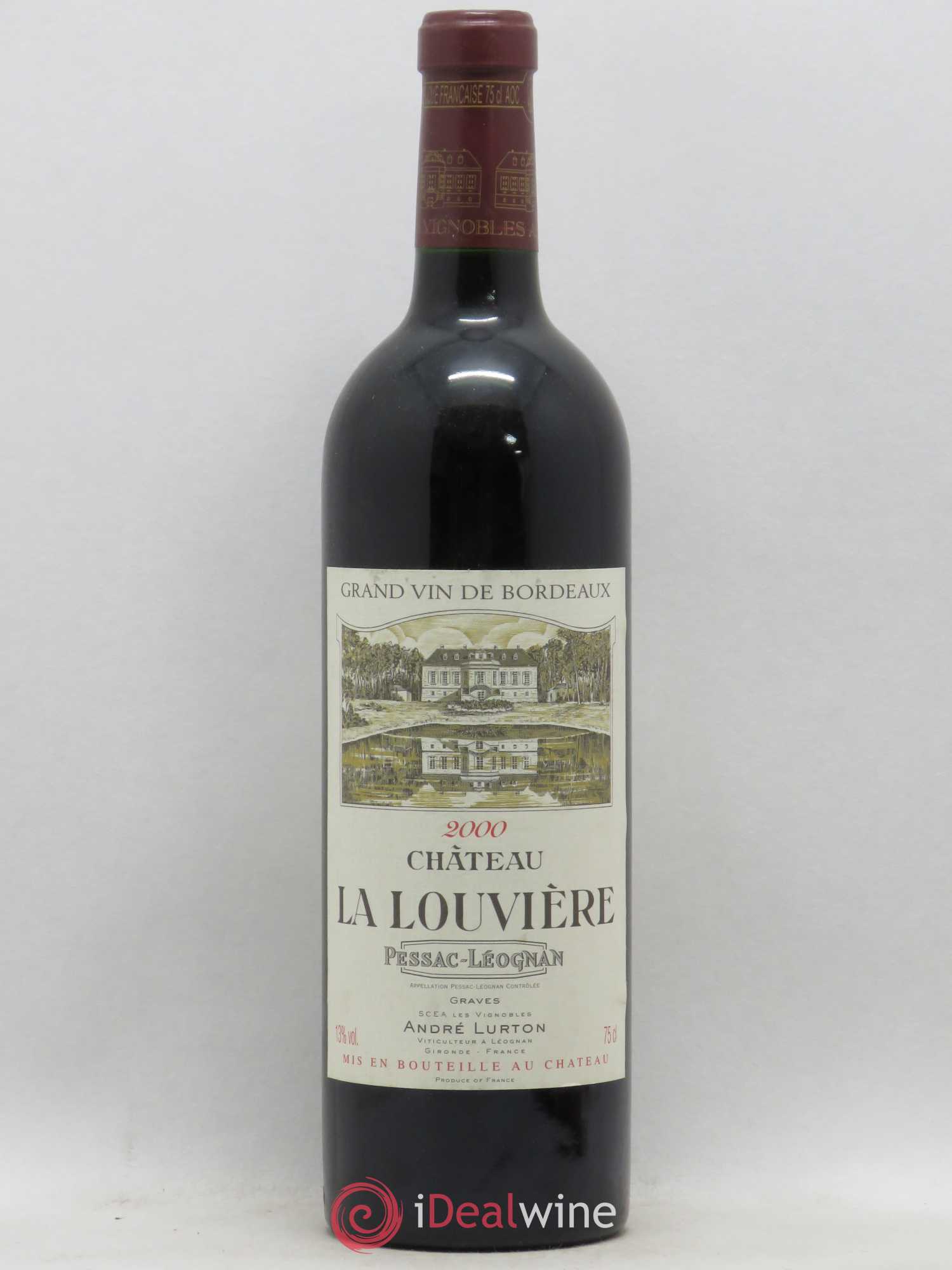 Château la Louvière 2000 - Lot de 1 bouteille - 0