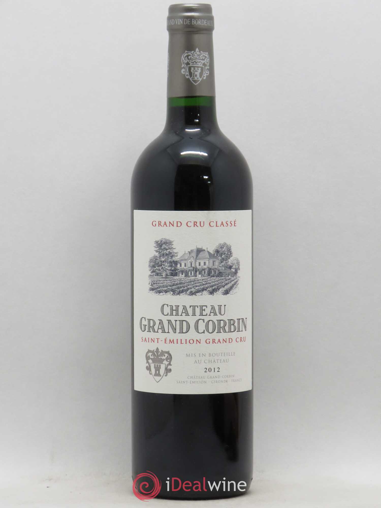 Château Grand Corbin Grand Cru Classé (sans prix de réserve) 2012 - Lot de 1 bouteille - 0