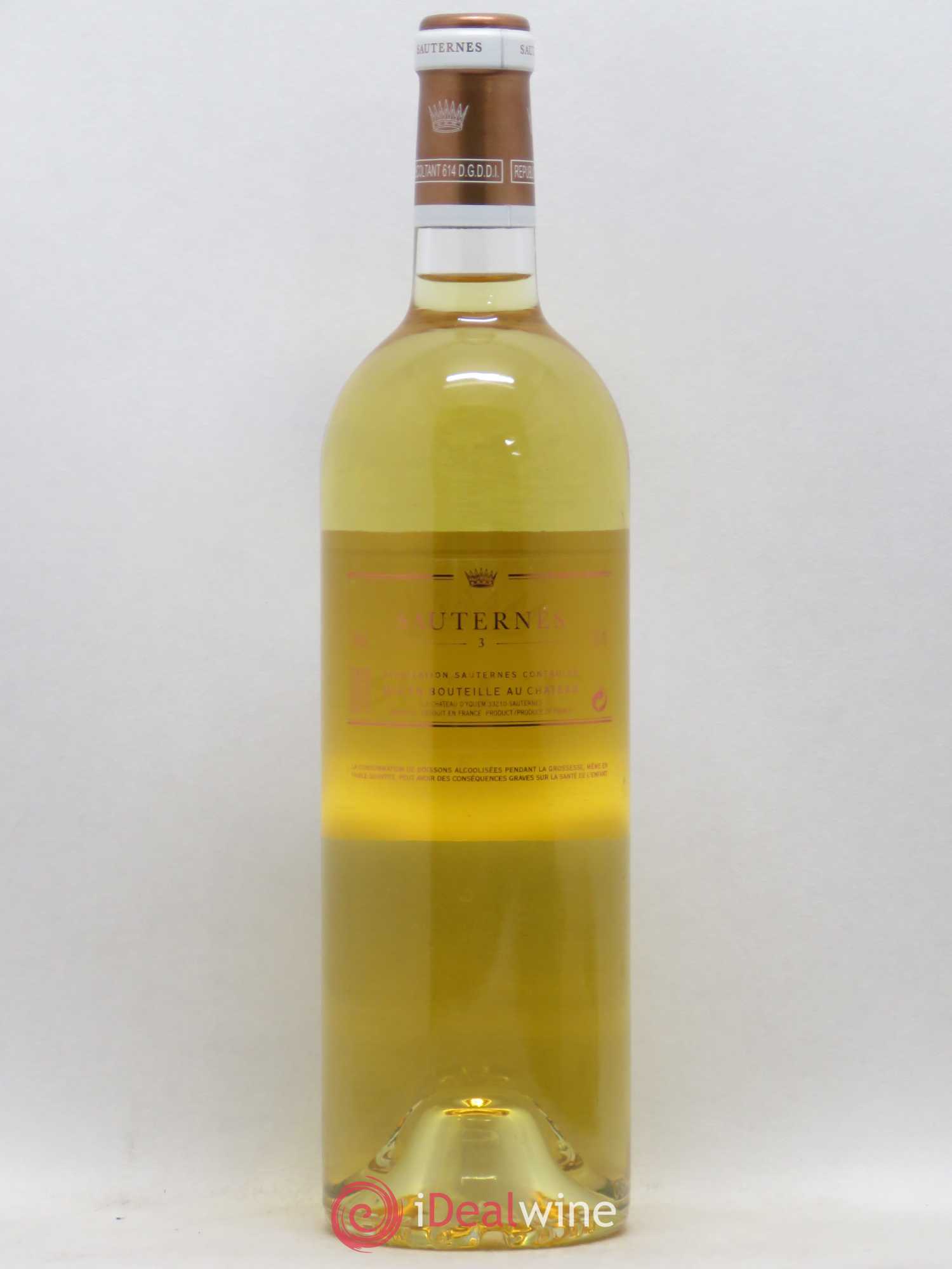 Sauternes N 3 (sans prix de réserve) - Posten von 1 Flasche - 1
