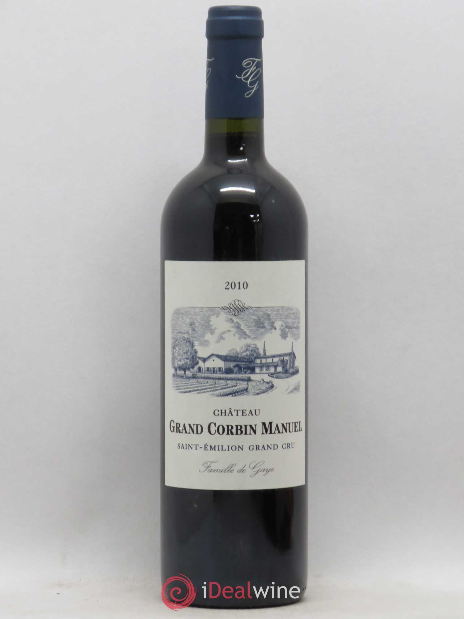Château Grand Corbin Manuel 2010 - Lot de 1 bouteille - 0