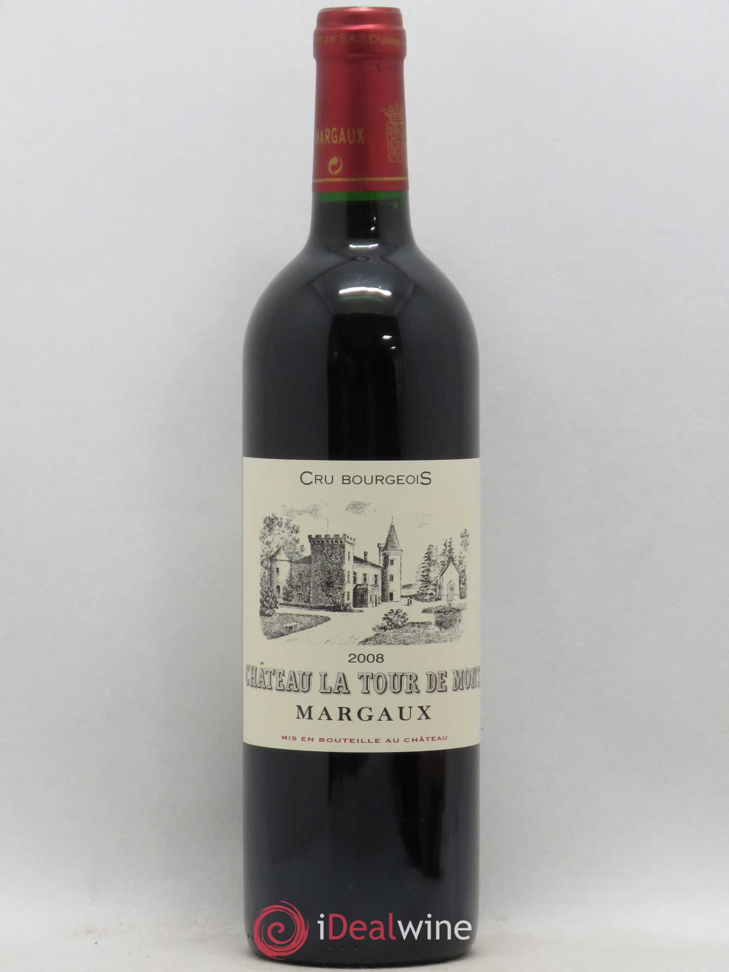 Château la Tour de Mons Cru Bourgeois 2008 - Lot de 1 bouteille - 0
