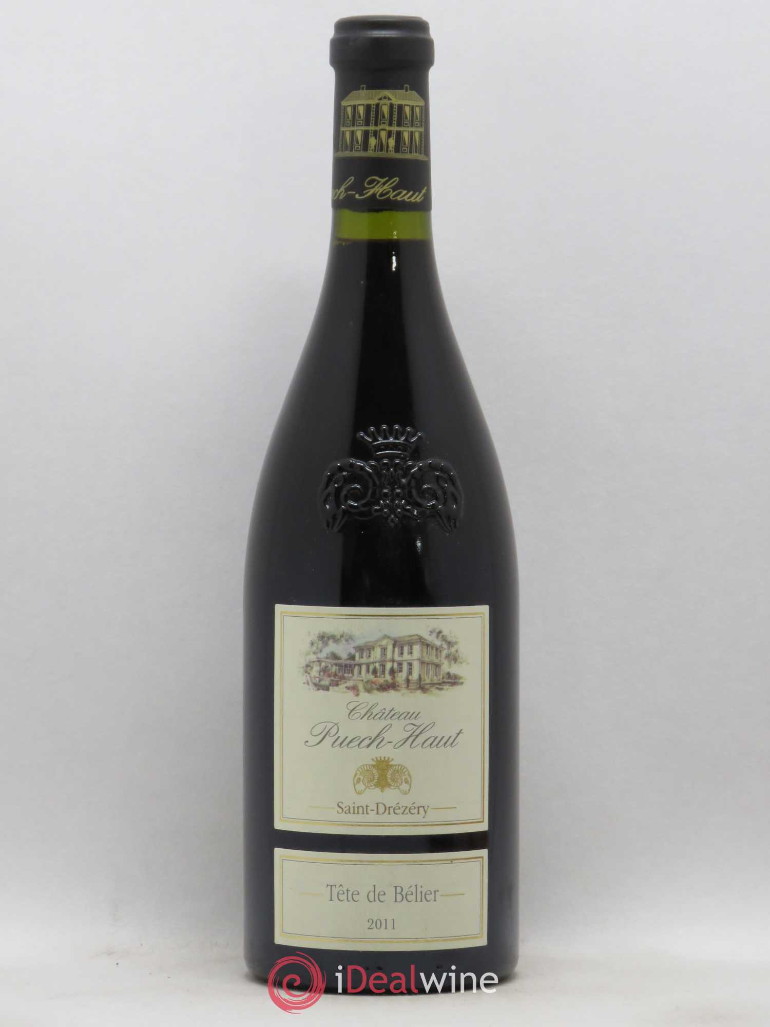 Languedoc Château Puech-Haut Tête de Bélier Gérard Bru 2011 - Lot de 1 bouteille - 0