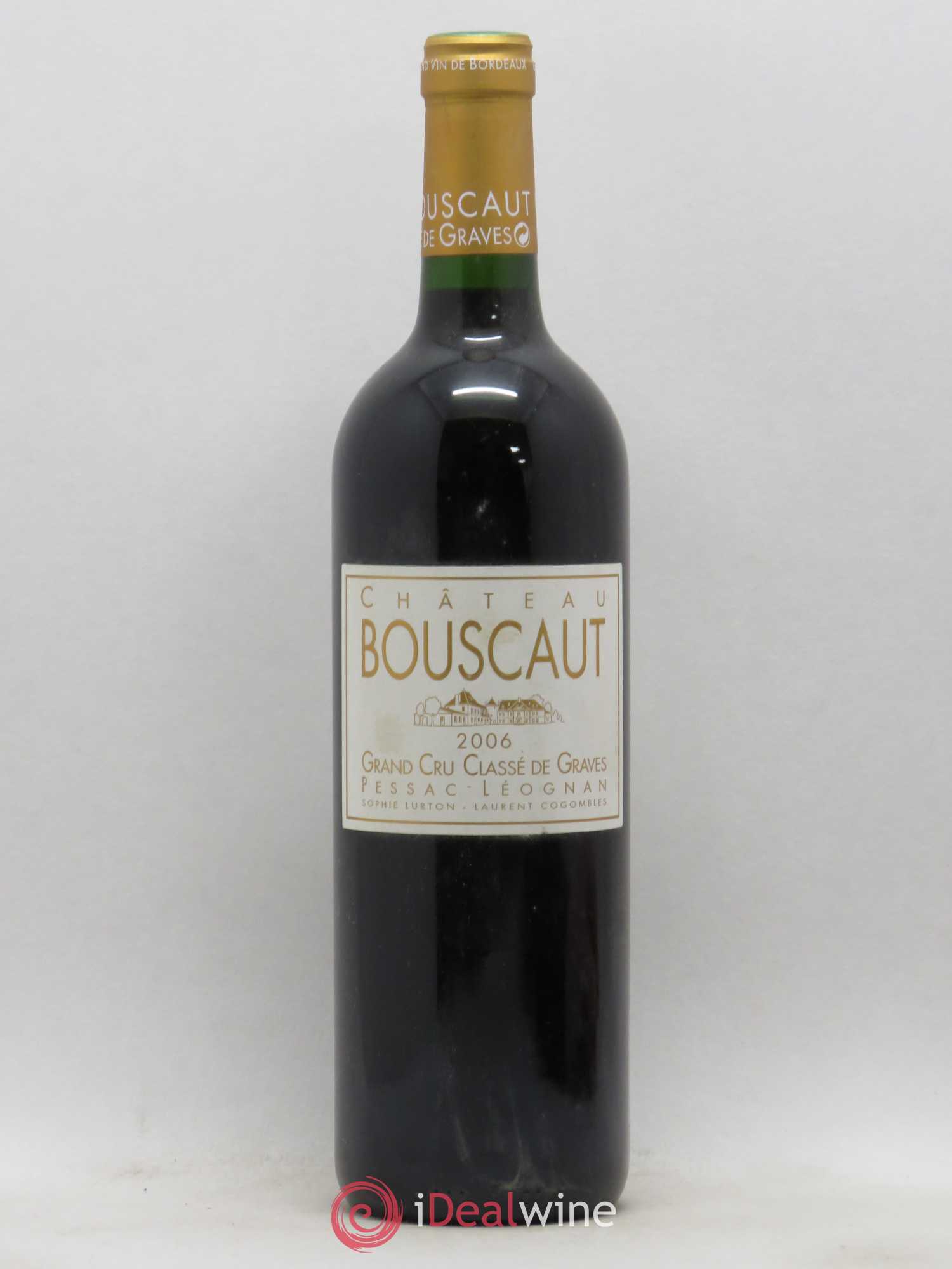 Château Bouscaut Cru Classé de Graves 2006 - Lot de 1 bouteille - 0