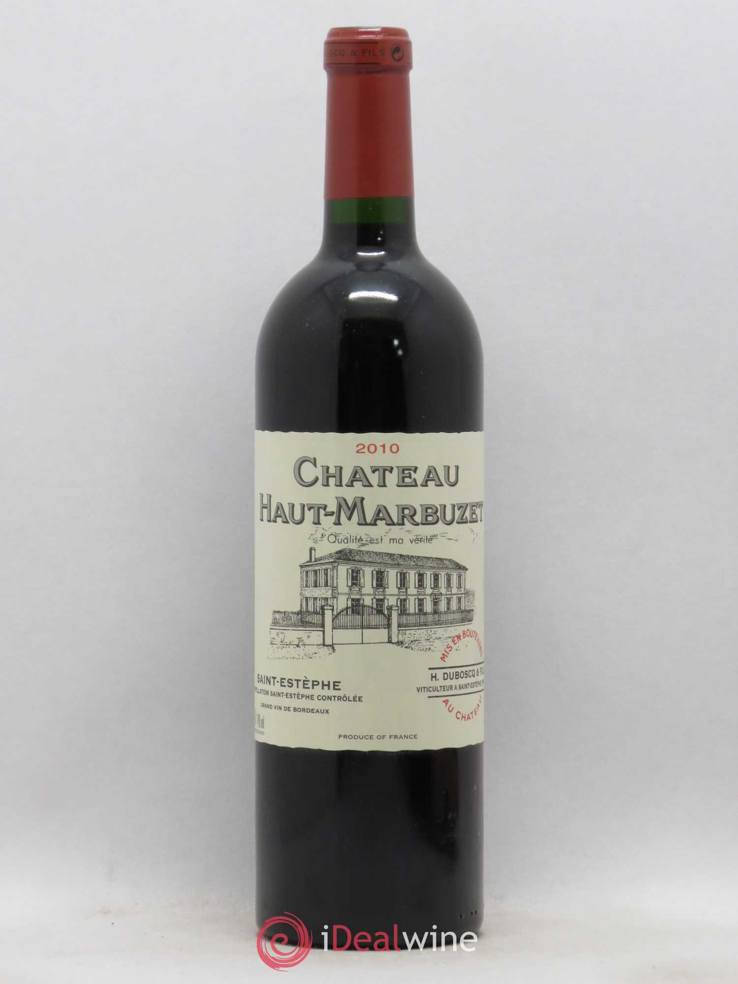 Château Haut Marbuzet 2010 - Lot de 1 bouteille - 0