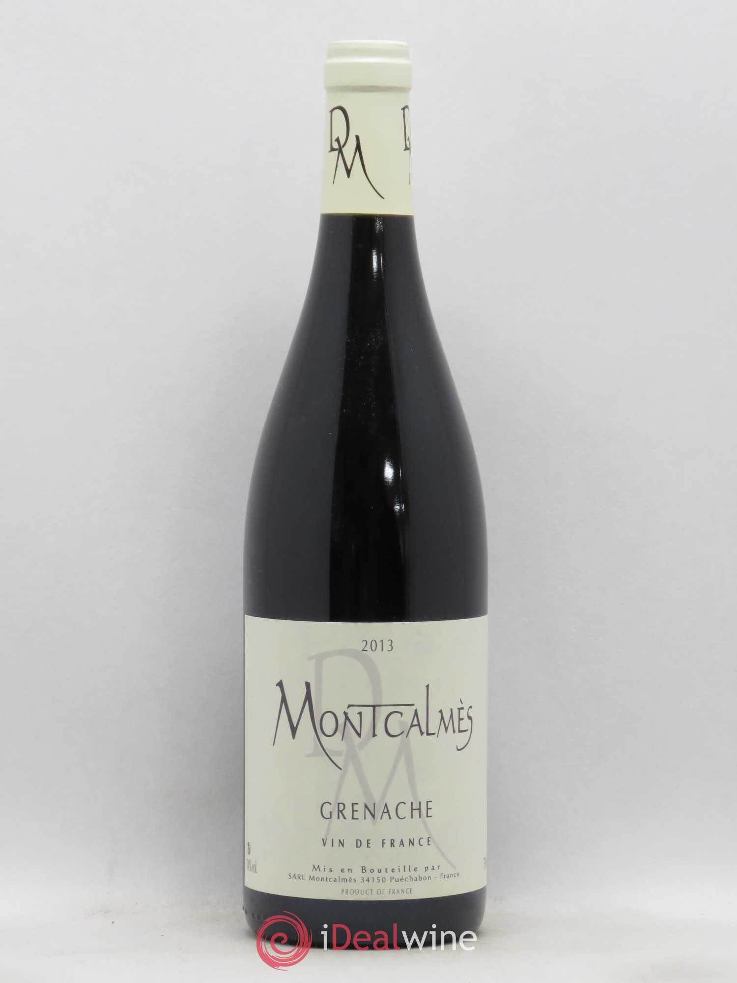 Vin de France Domaine de Montcalmès Grenache Frédéric Pourtalié 2013 - Lot de 1 bouteille - 0