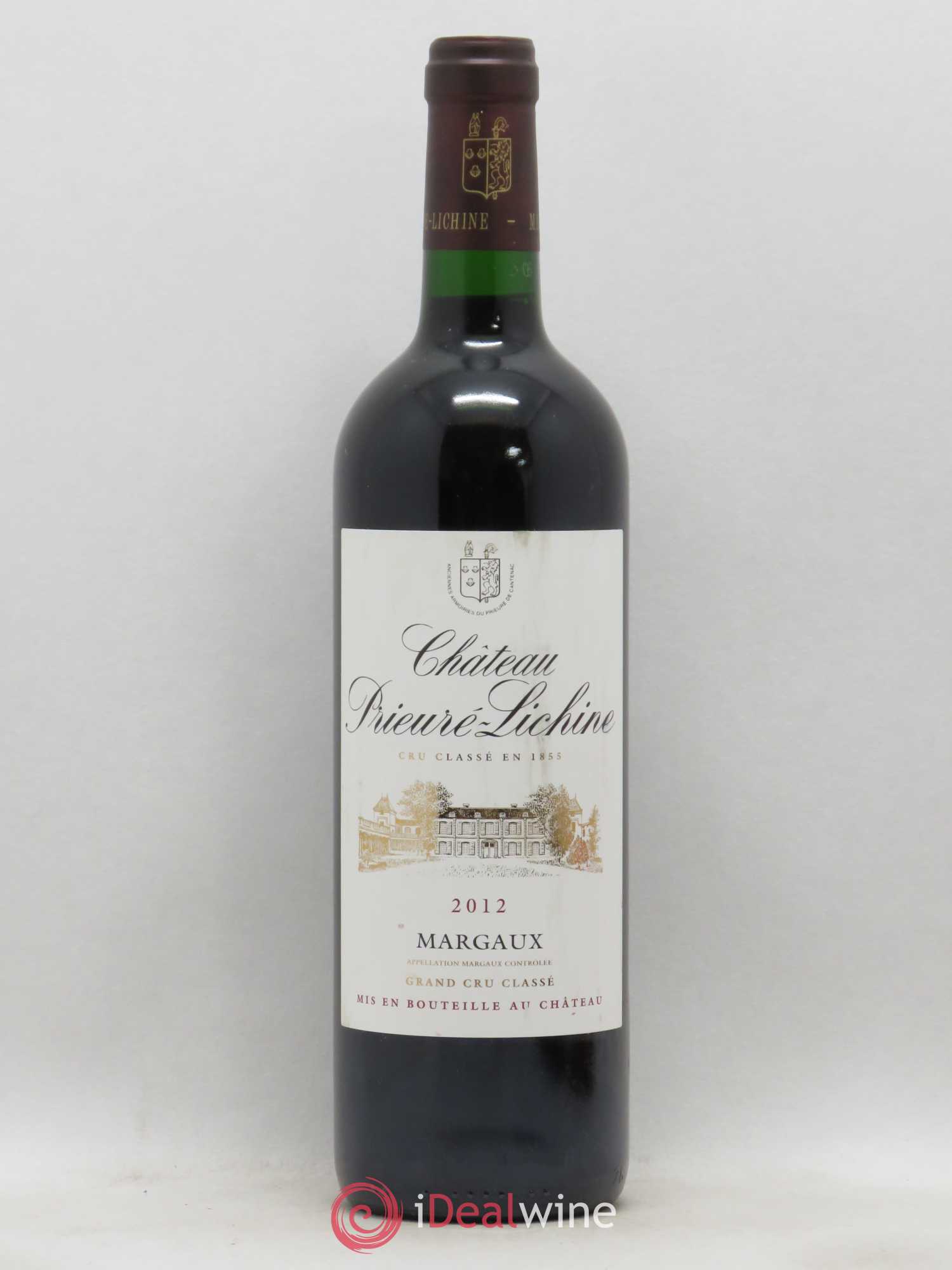 Château Prieuré Lichine 4ème Grand Cru Classé 2012 - Lot de 1 bouteille - 0