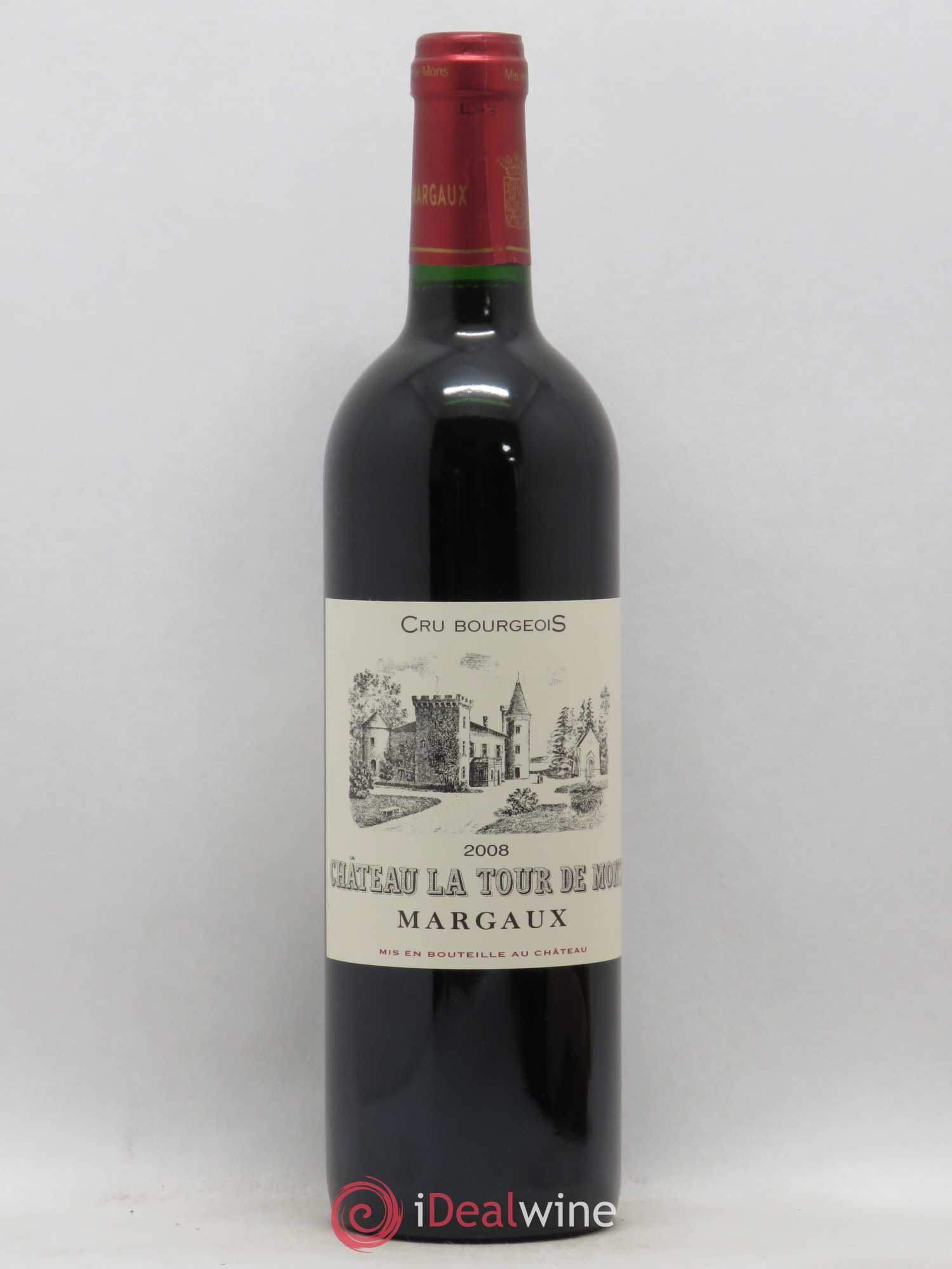 Château la Tour de Mons Cru Bourgeois 2008 - Lot de 1 bouteille - 0