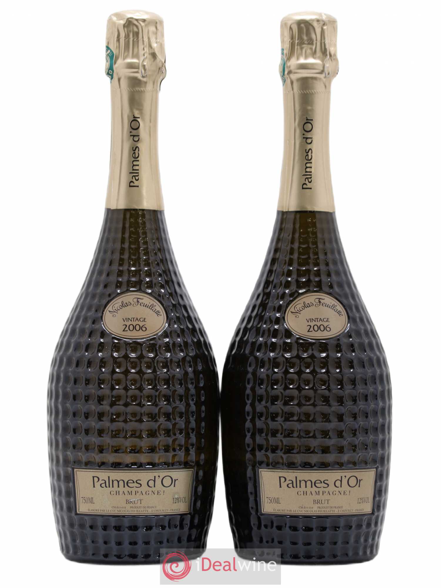 Palmes d'Or Brut Nicolas Feuillatte 2006 - Lot de 2 bouteilles - 0