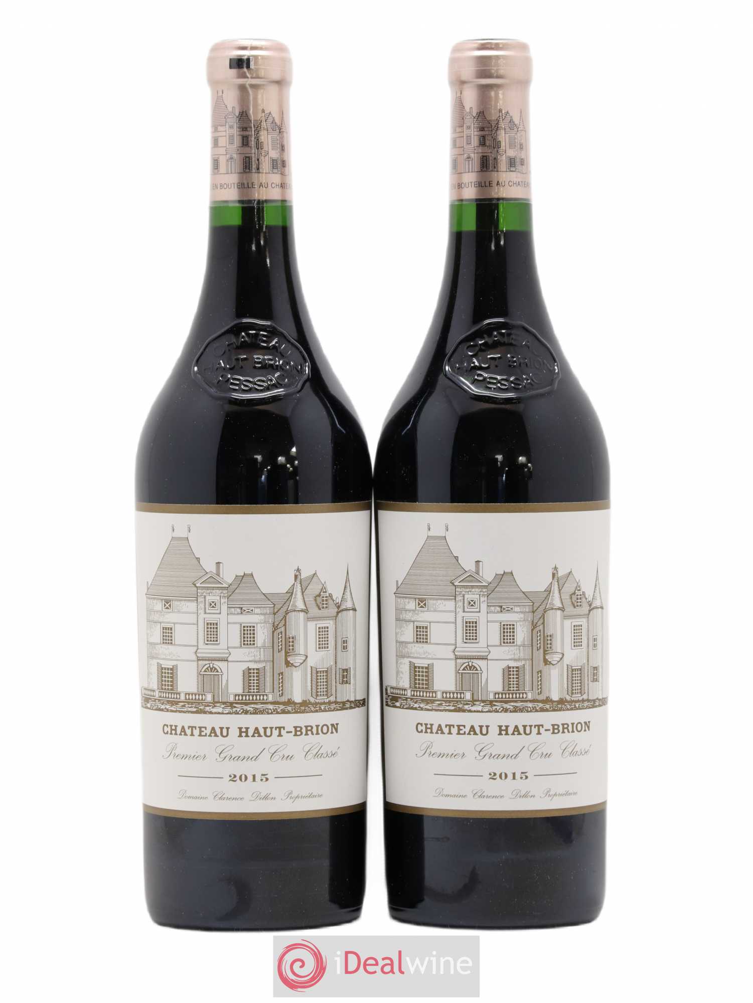 Château Haut Brion 1er Grand Cru Classé 2015 - Lot de 2 bouteilles - 0