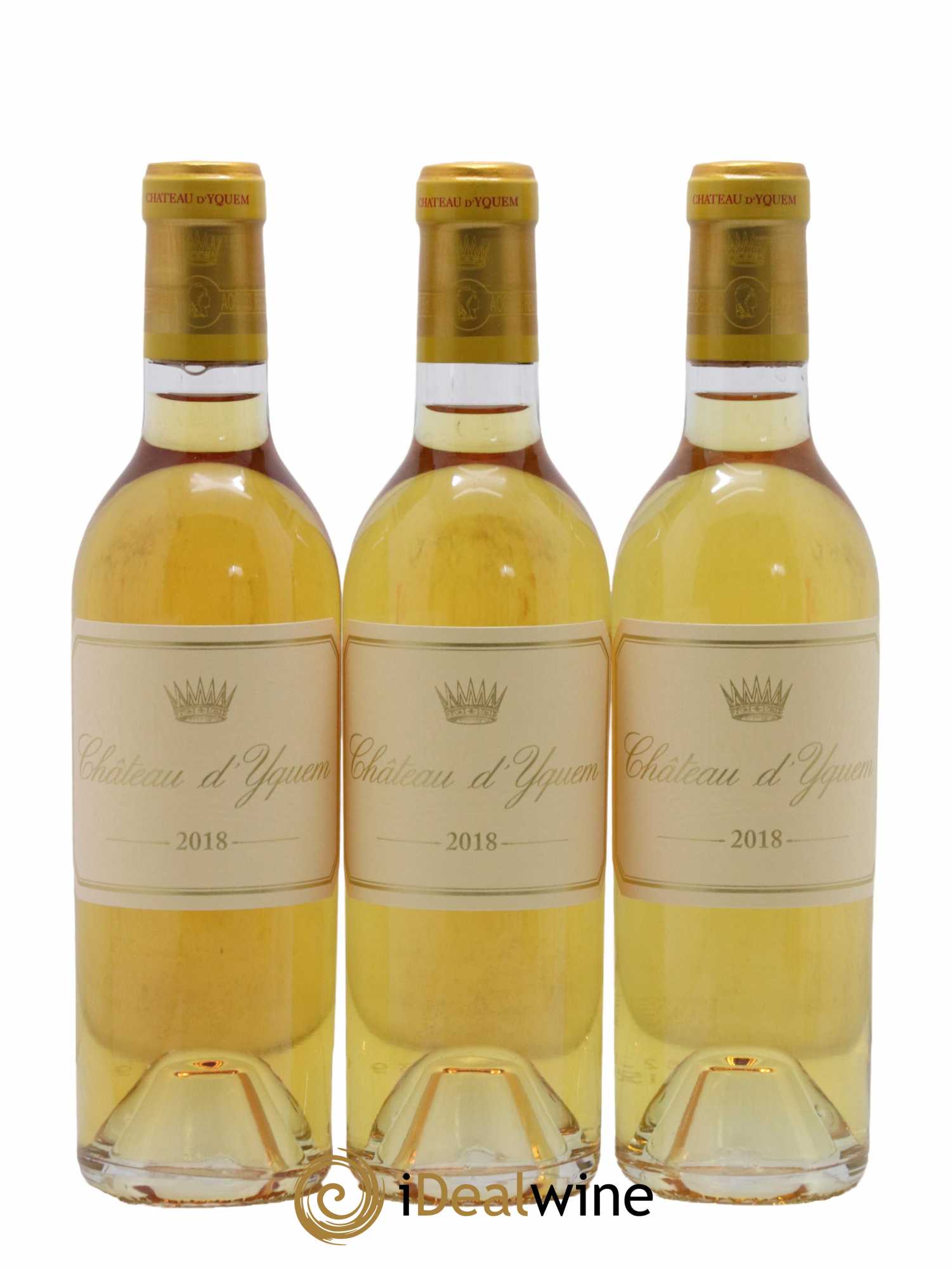 Château d' Yquem 1er Cru Classé Supérieur 2018 - Posten von 3 Demi-Flaschen - 0