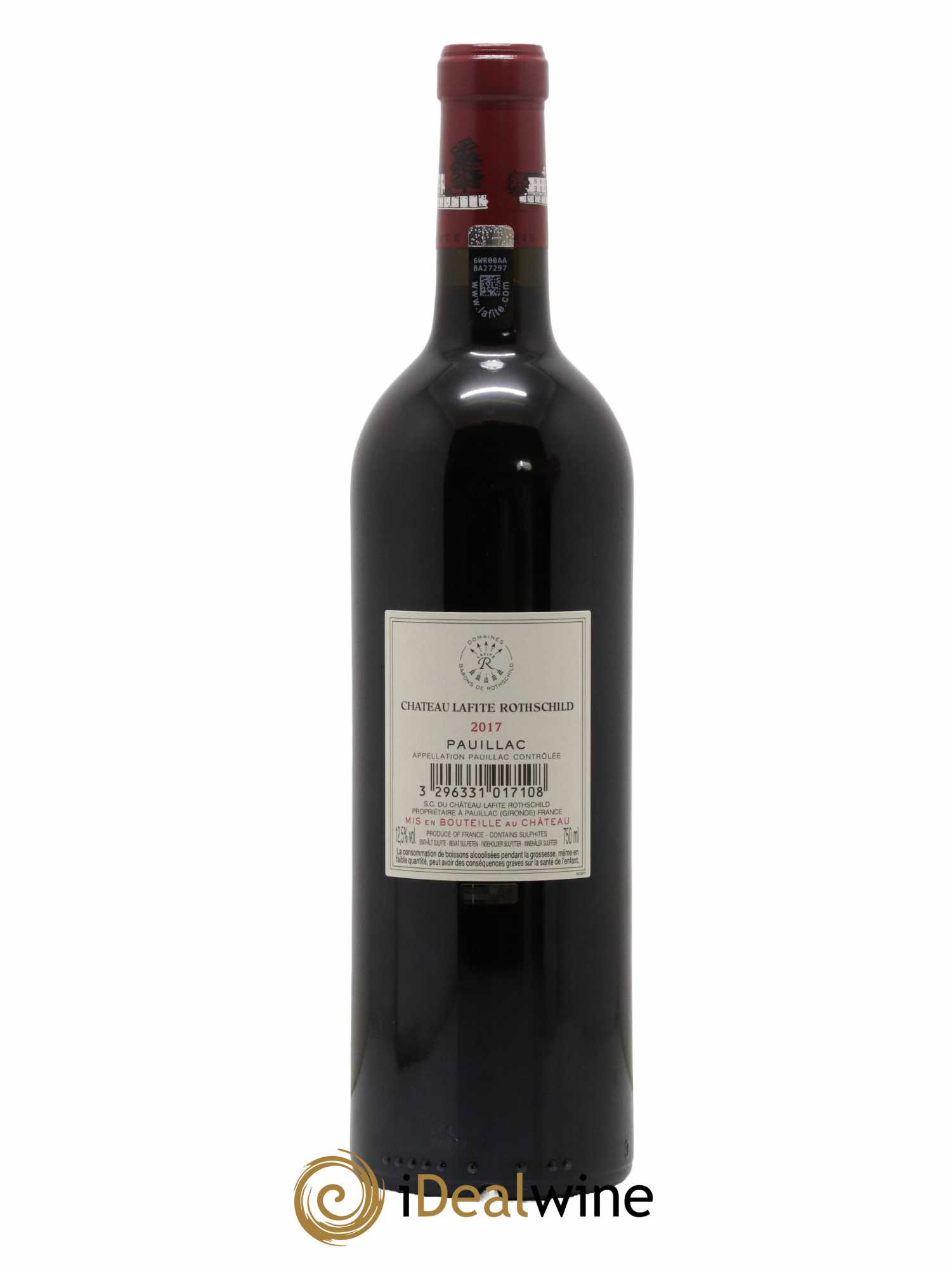 Château Lafite Rothschild 1er Grand Cru Classé 2017 - Lot de 1 bouteille - 1