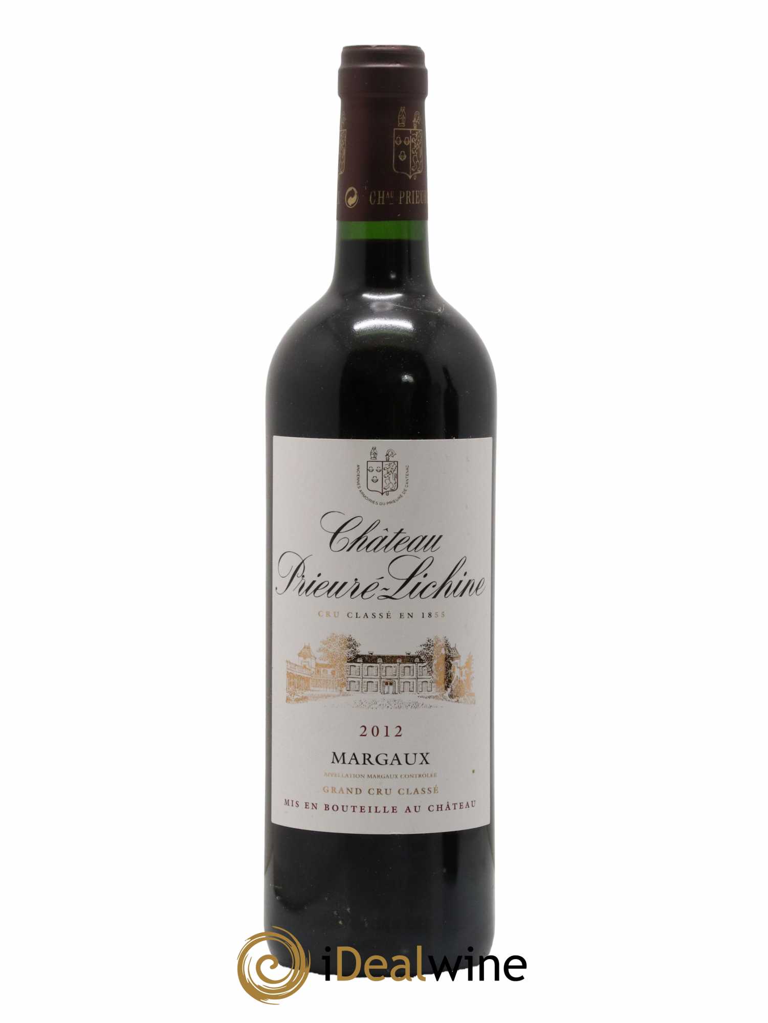 Château Prieuré Lichine 4ème Grand Cru Classé 2012 - Lot de 1 bouteille - 0