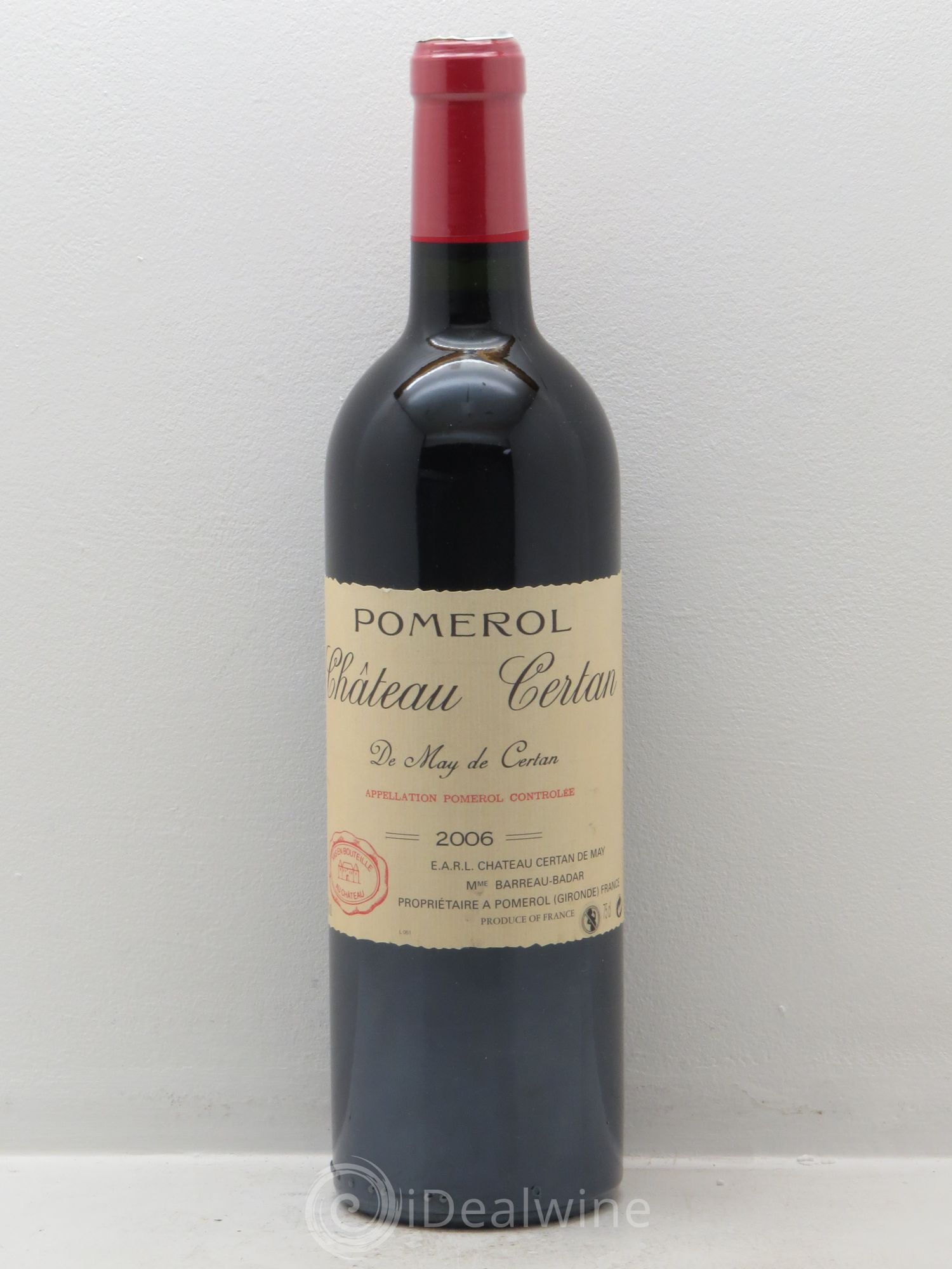 Château Certan de May 2006 - Lot de 1 bouteille - 0