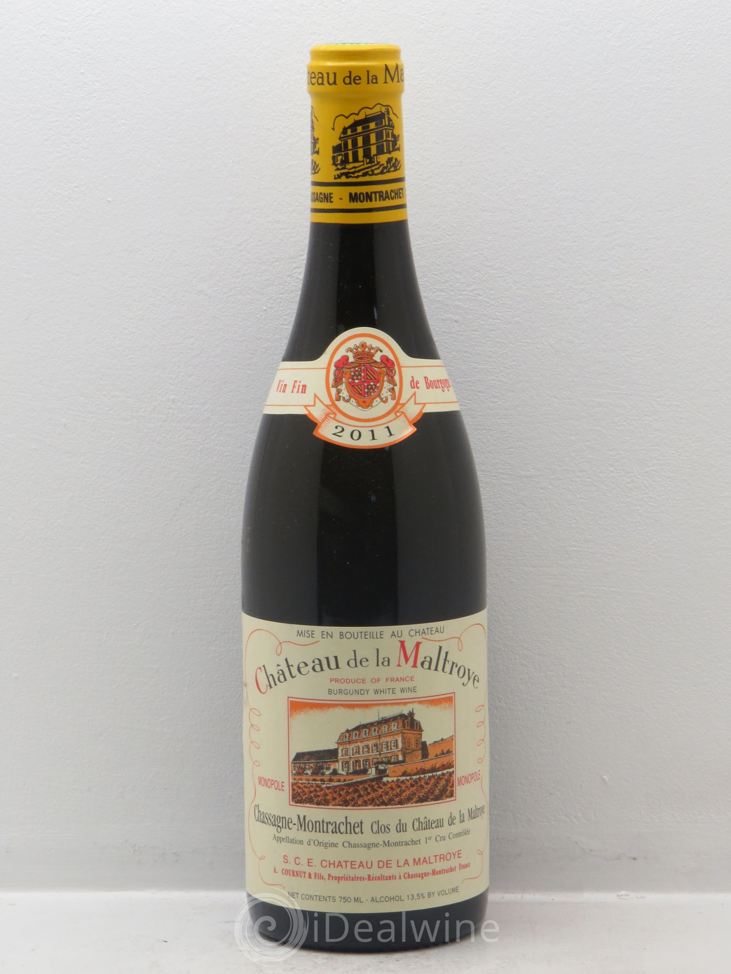Chassagne-Montrachet 1er Cru Clos du Château de La Maltroye (sans prix de réserve) 2011 - Posten von 1 Flasche - 0