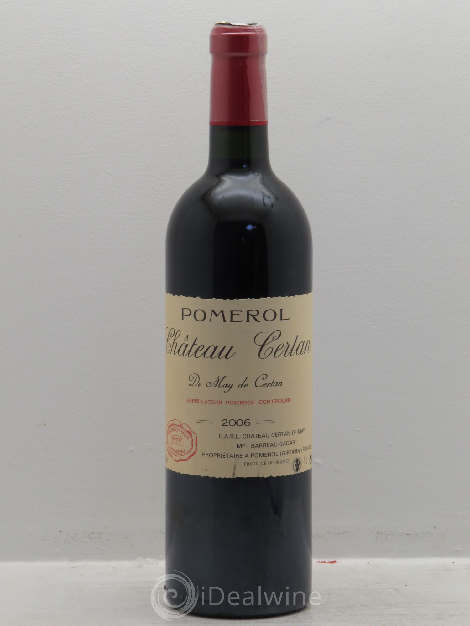 Château Certan de May 2006 - Lot de 1 bouteille - 0