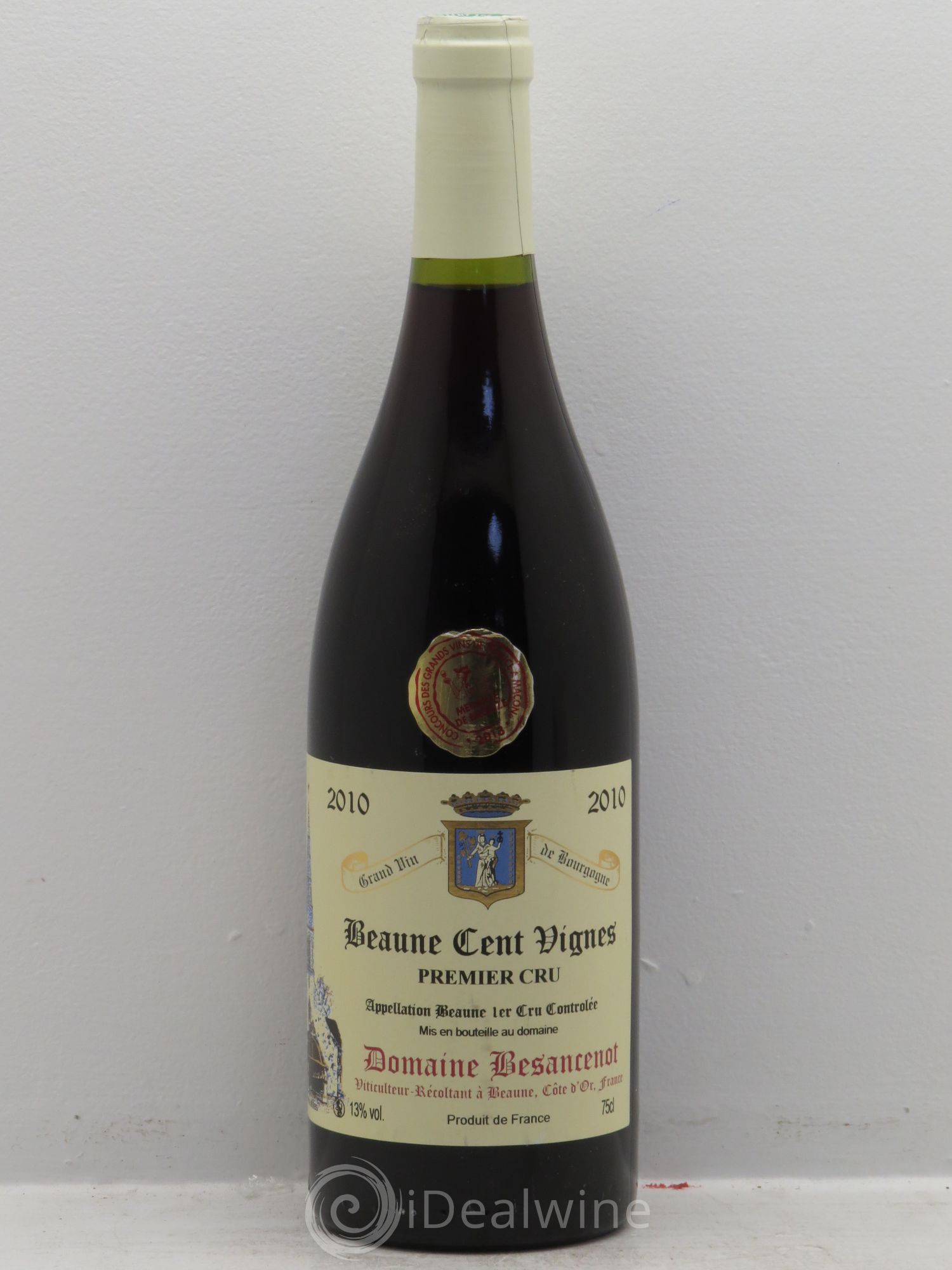 Beaune Les cent vignes Besancenot 2010 - Posten von 1 Flasche - 0
