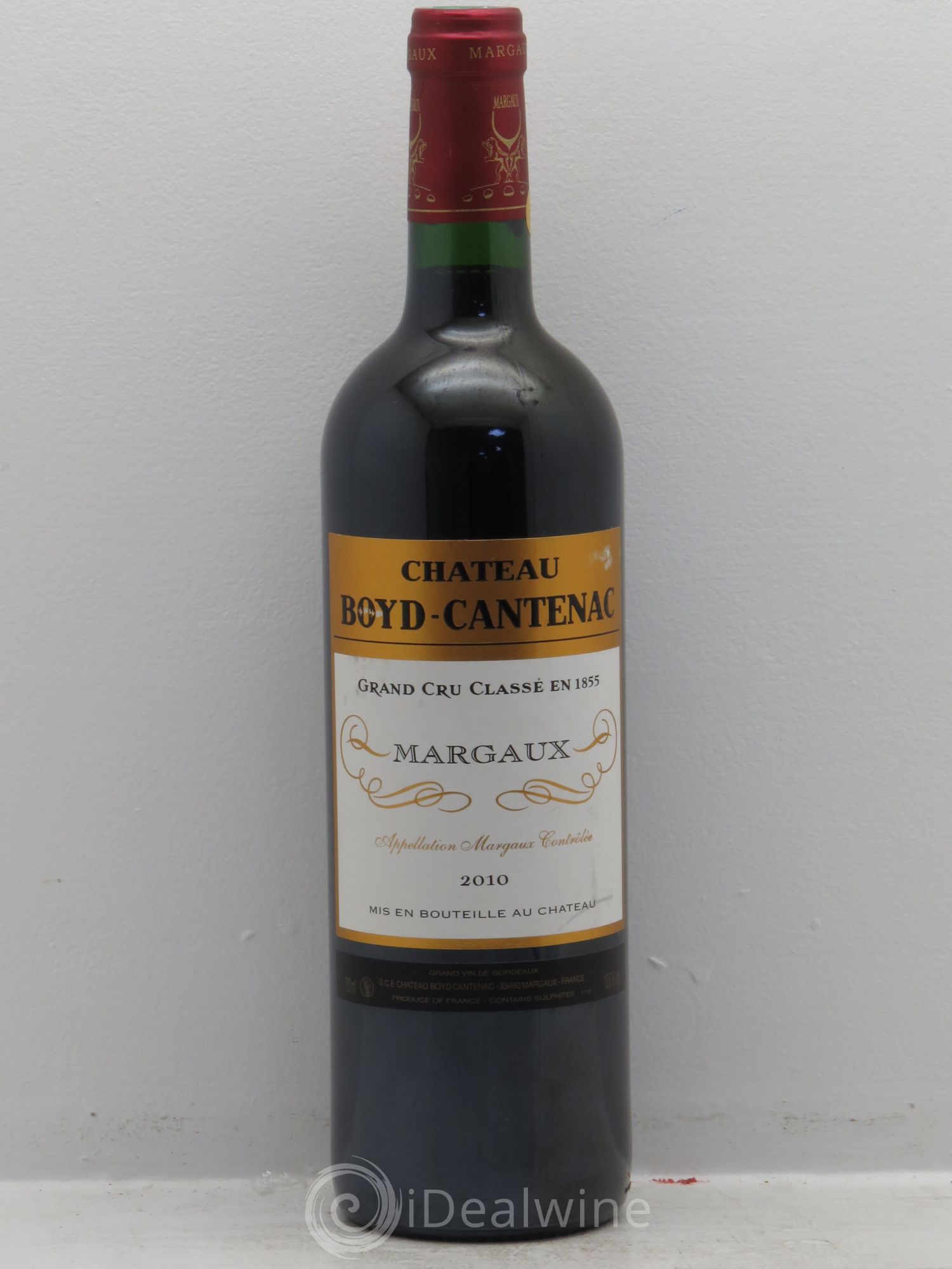Château Boyd Cantenac 3ème Grand Cru Classé 2010 - Lot de 1 bouteille - 0