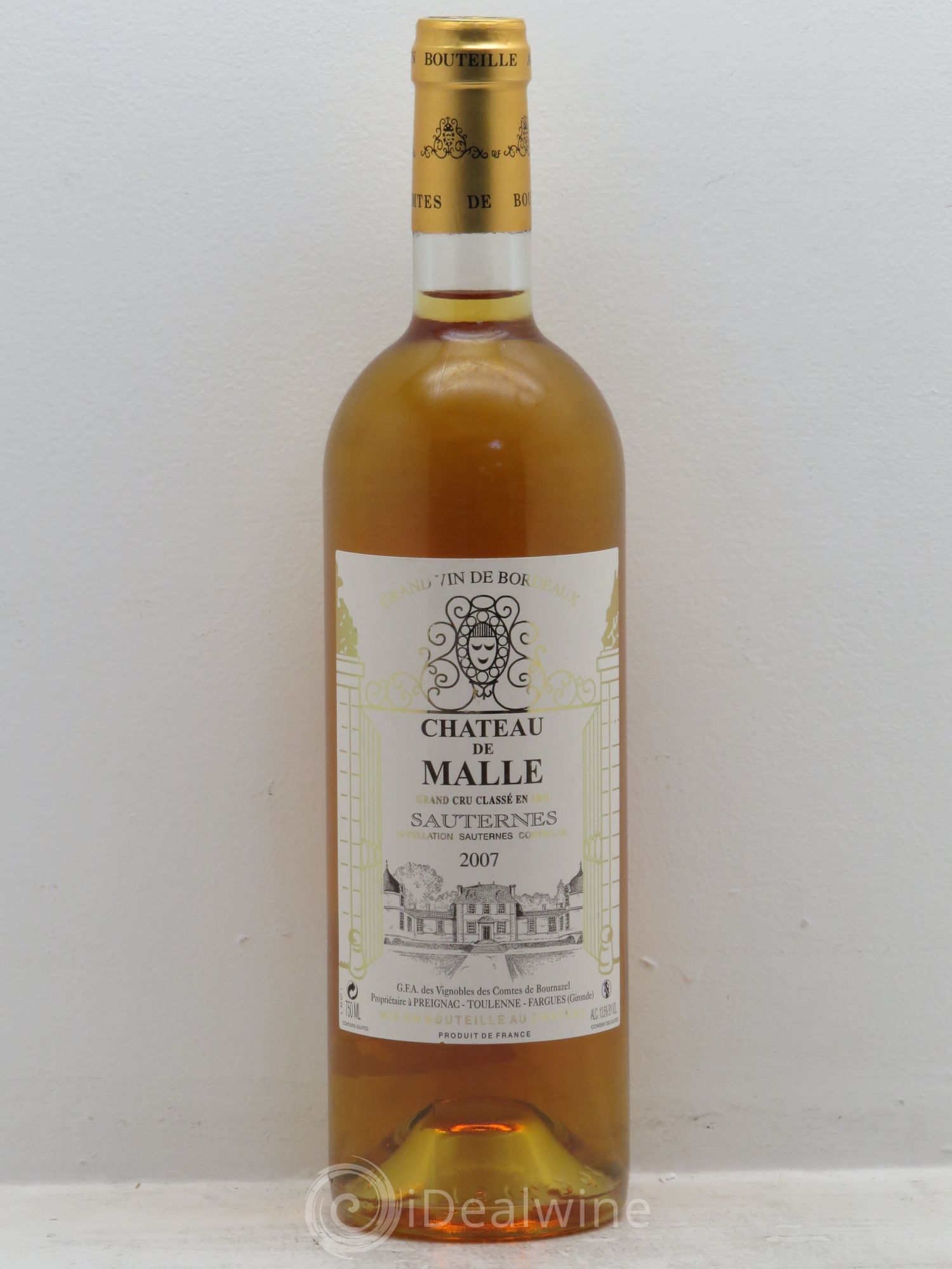 Château de Malle 2ème Grand Cru Classé (senza prezzo di riserva) 2007 - Lotto di 1 bottiglia - 0