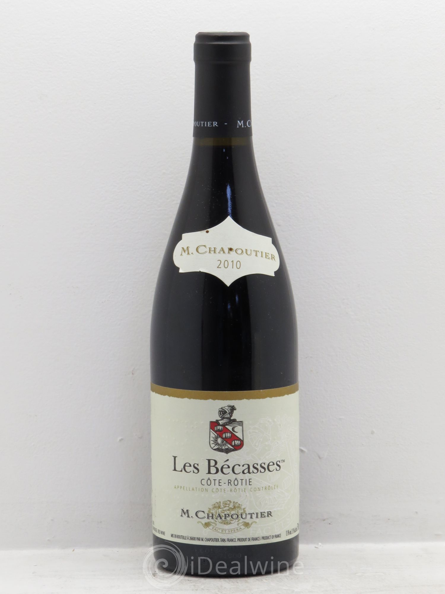 Côte-Rôtie Les Bécasses Chapoutier 2010 - Lot de 1 bouteille - 0