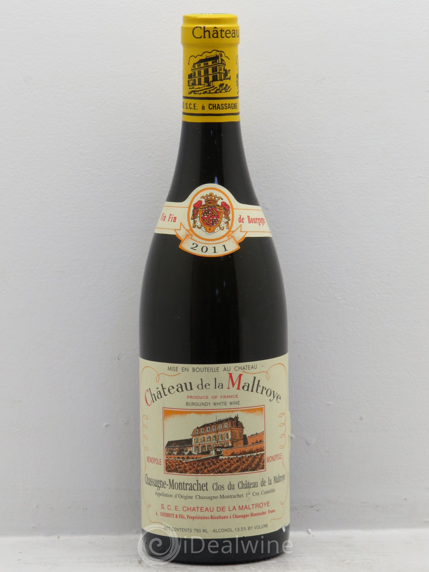 Chassagne-Montrachet Clos de la Maltroye - Cournut et fils monopole 2011 - Posten von 1 Flasche - 0