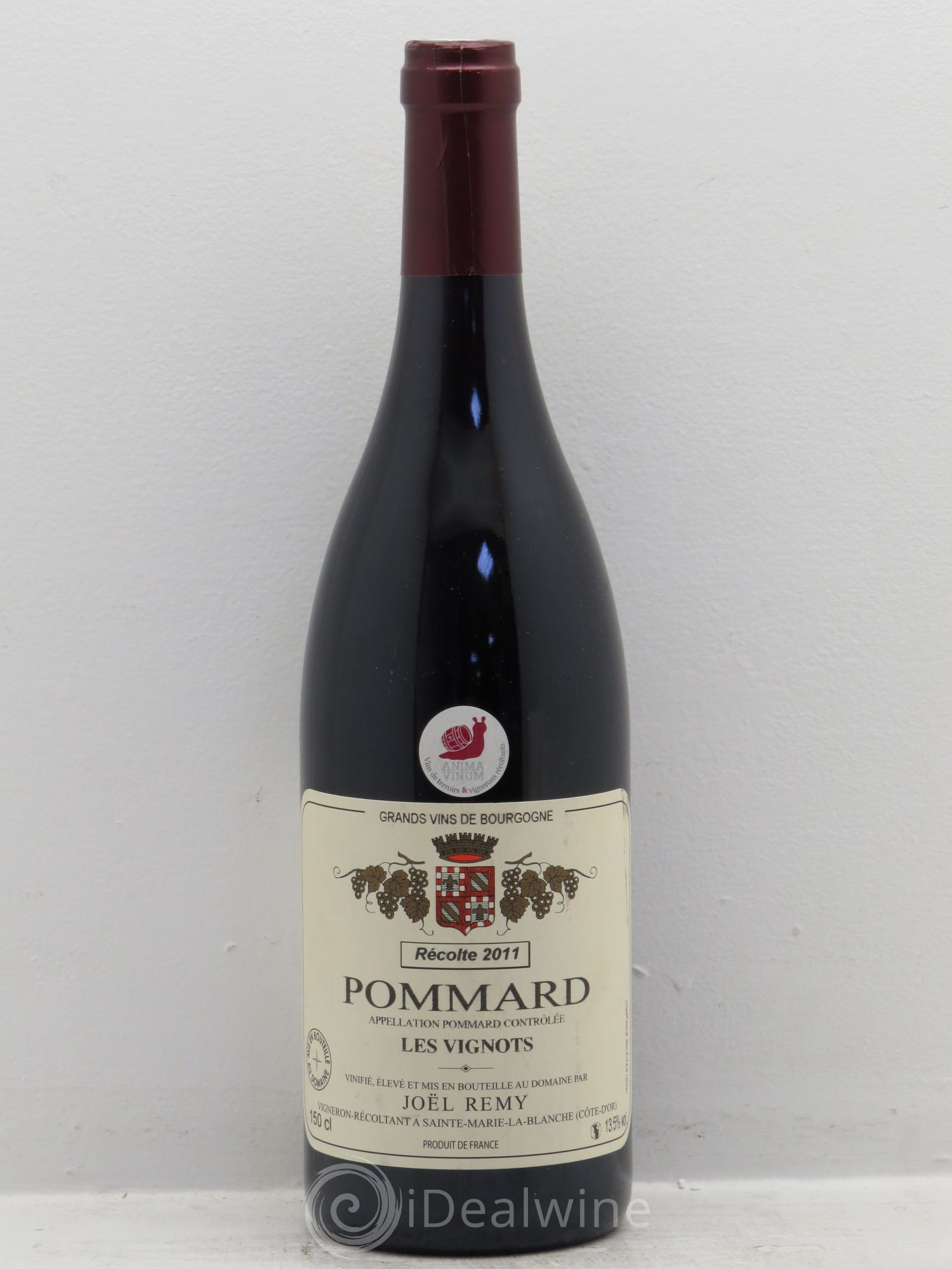 Pommard Les Vignots - Joel Remy (sans prix de réserve) 2011 - Posten von 1 Flasche - 0