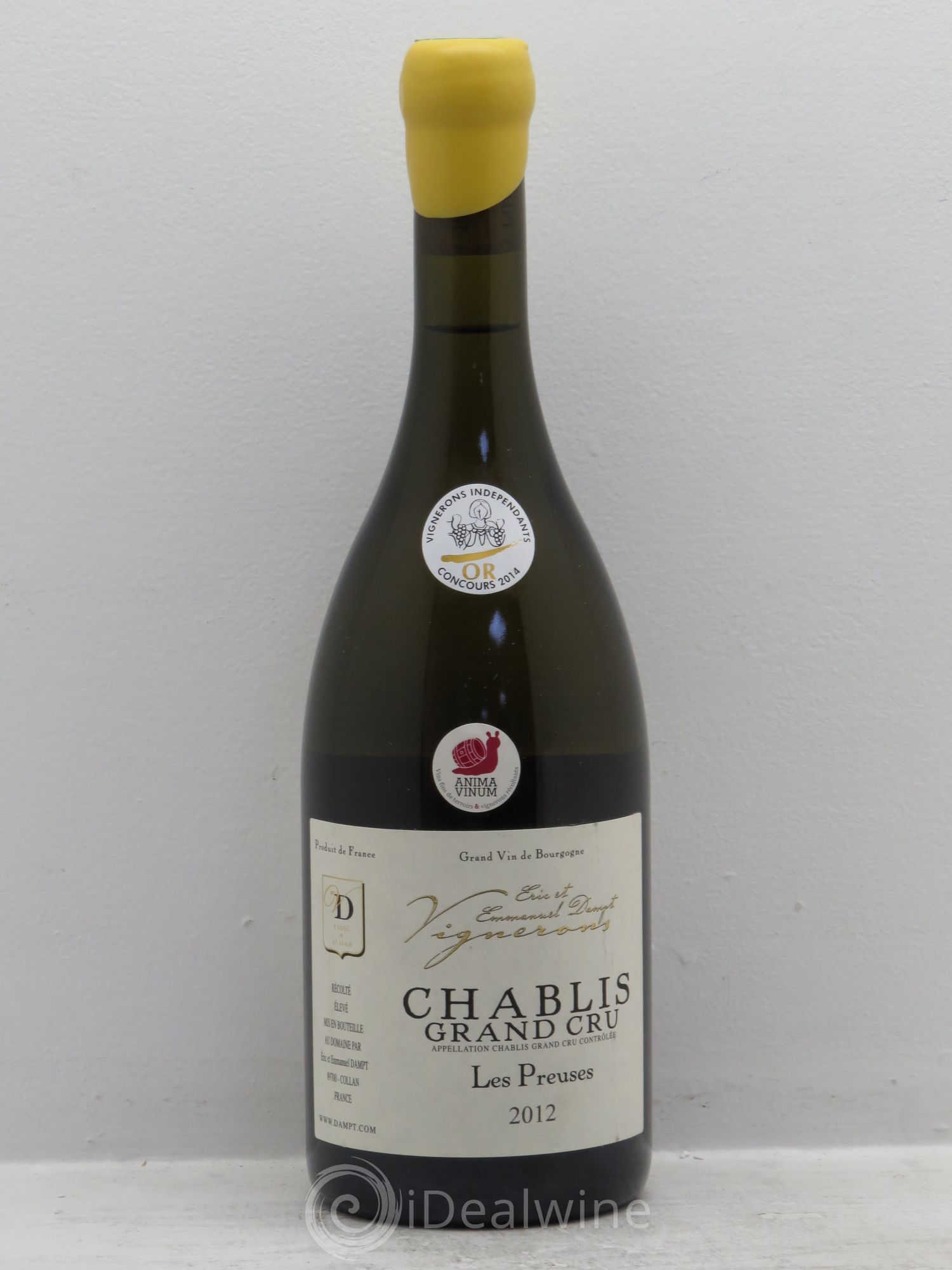 Chablis Grand Cru Dampt 2012 - Posten von 1 Flasche - 0