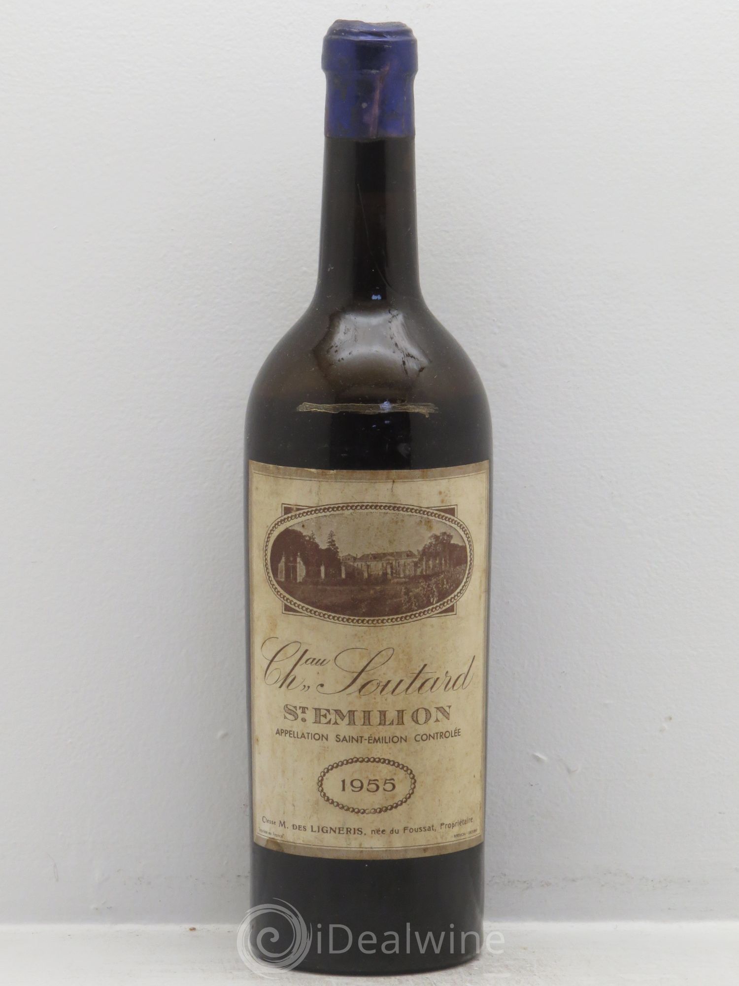 Château Soutard Grand Cru Classé 1955 - Lot de 1 bouteille - 0