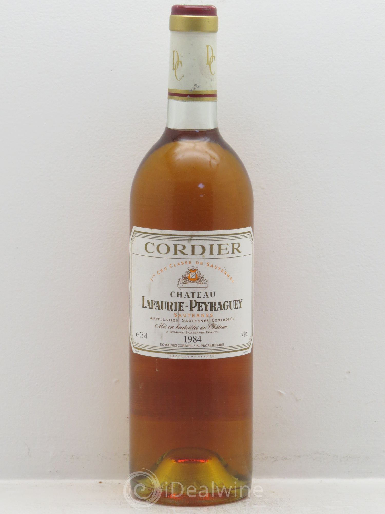 Château Lafaurie-Peyraguey 1er Grand Cru Classé 1984 - Lotto di 1 bottiglia - 0