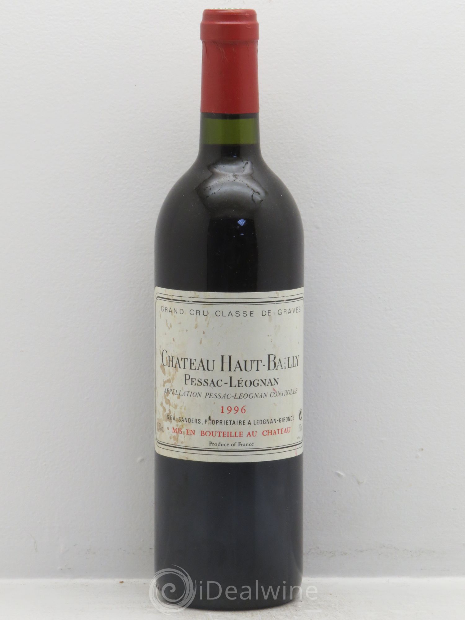 Château Haut-Bailly Cru Classé de Graves 1996 - Lot de 1 bouteille - 0