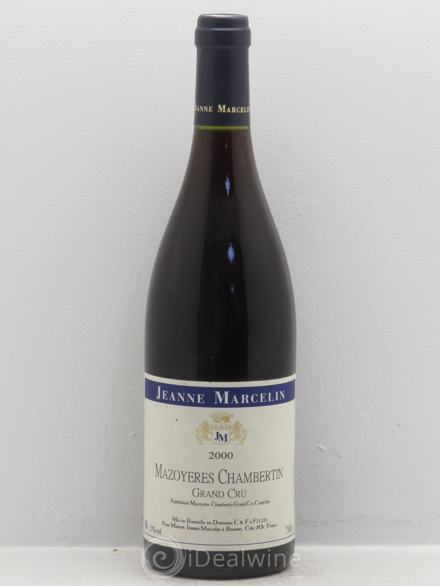 Mazoyères-Chambertin Grand Cru Jeanne Marcelin 2000 - Lot de 1 bouteille - 0