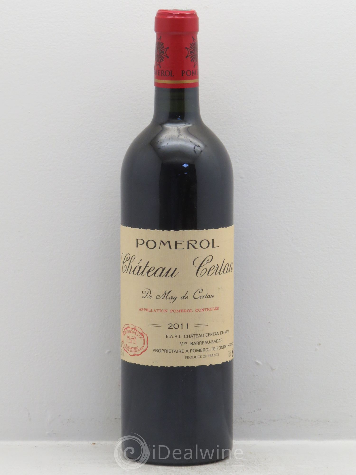 Château Certan de May (sans prix de réserve) 2011 - Lot de 1 bouteille - 0