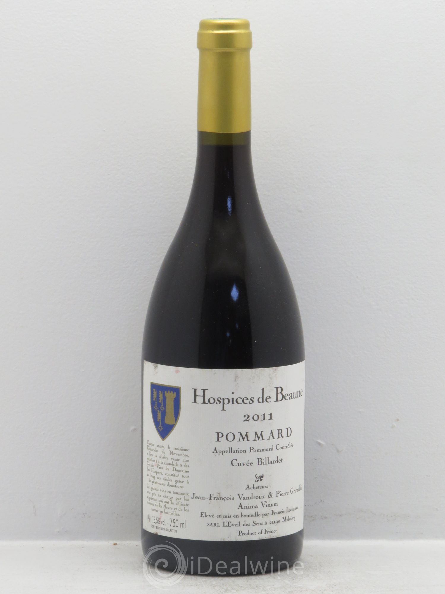 Pommard Cuvée Billardet 2011 - Posten von 1 Flasche - 0