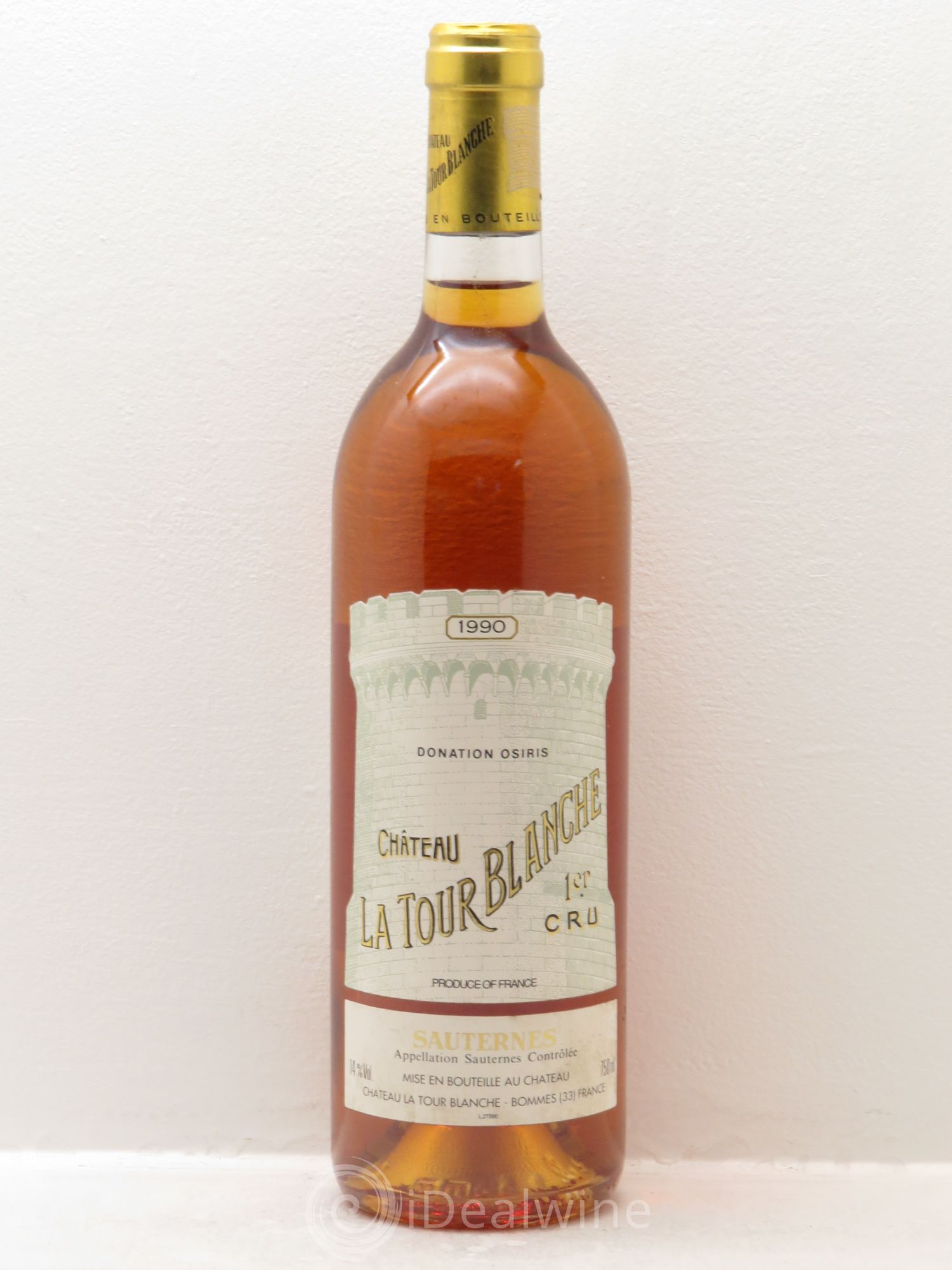 Château la Tour Blanche 1er Grand Cru Classé 1990 - Lotto di 1 bottiglia - 0